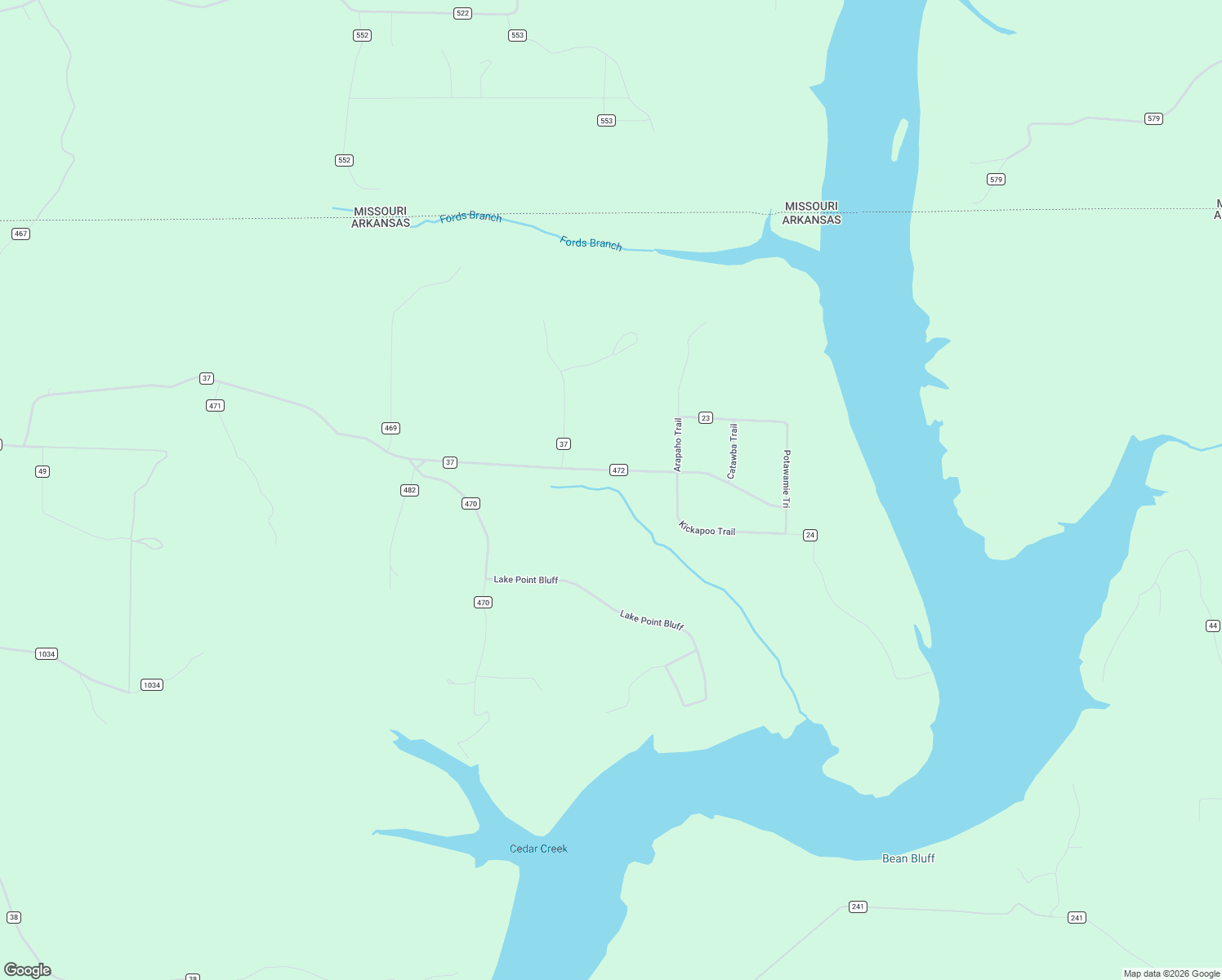 map of restaurants, bars, coffee shops, grocery stores, and more near 118 Co Road 472 in Clarkridge