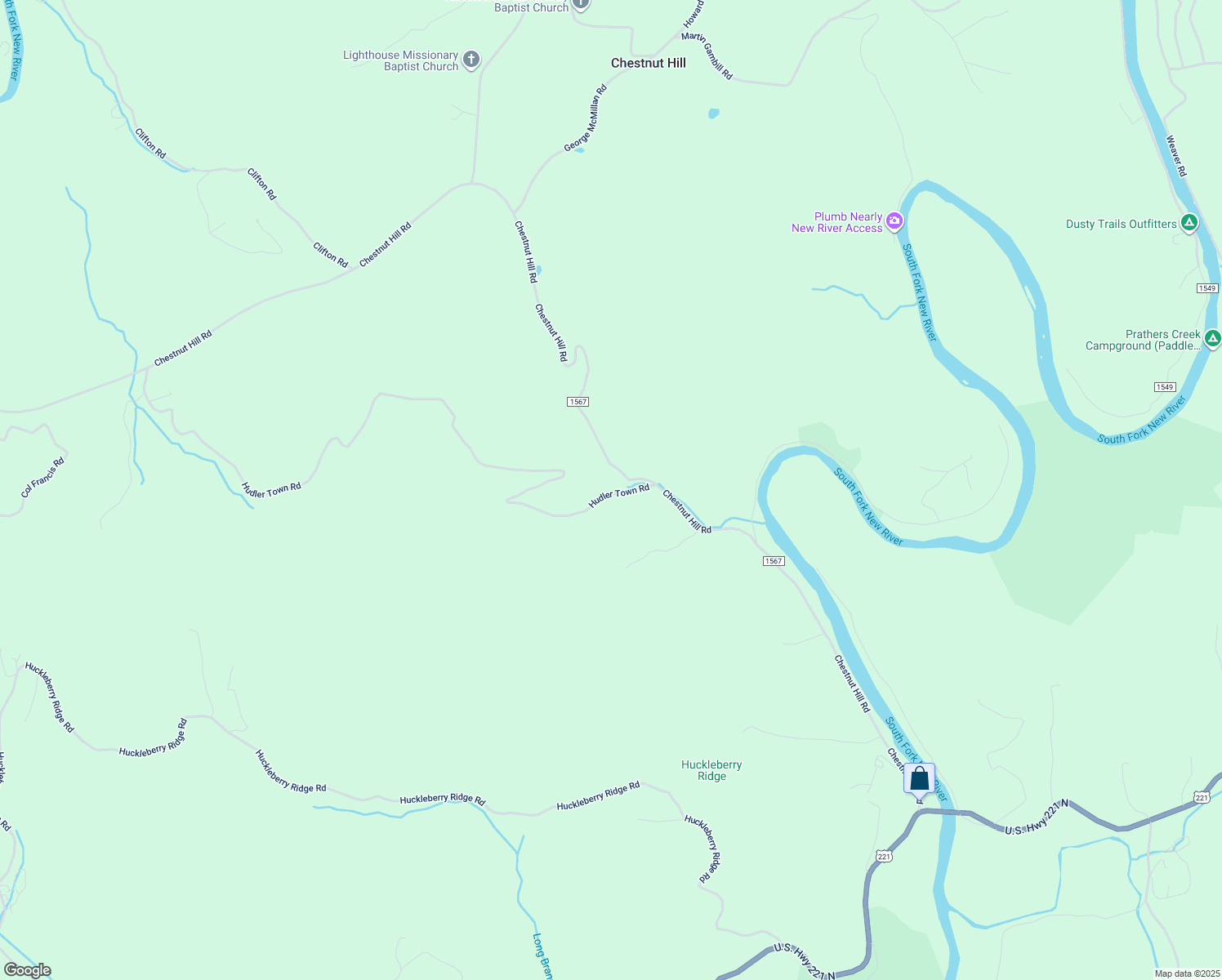 map of restaurants, bars, coffee shops, grocery stores, and more near 2693 Hudler Town Road in Crumpler