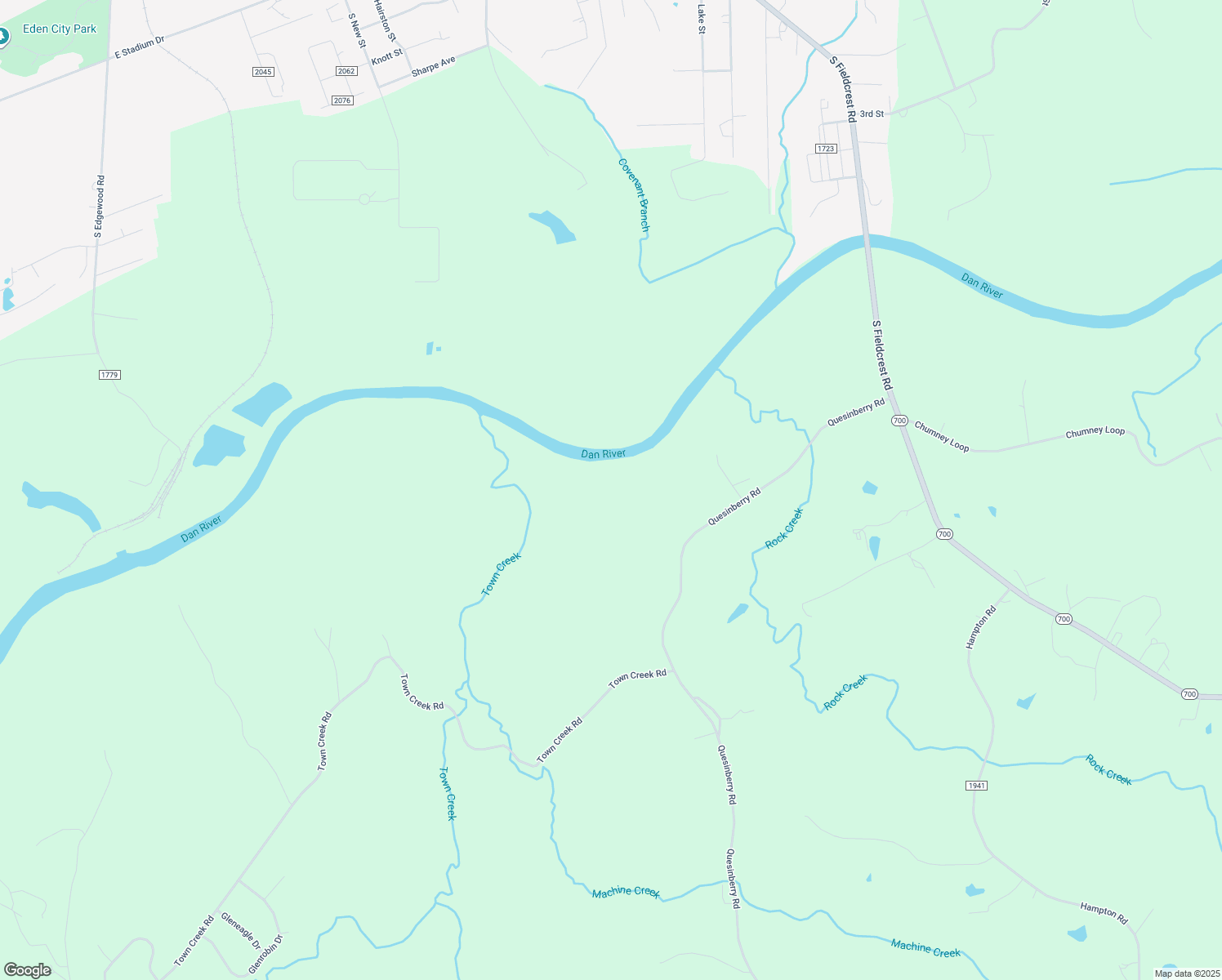 map of restaurants, bars, coffee shops, grocery stores, and more near 550 Quesinberry Road in Eden