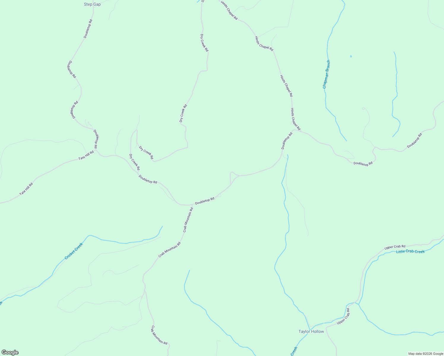 map of restaurants, bars, coffee shops, grocery stores, and more near 2726 Doubletop Road in Jamestown