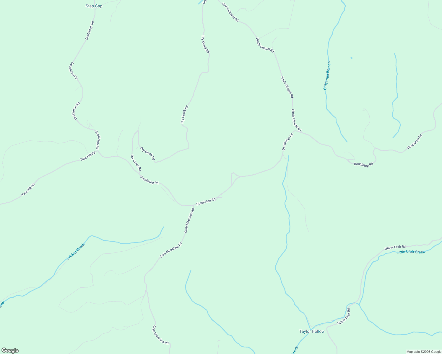 map of restaurants, bars, coffee shops, grocery stores, and more near 2726 Doubletop Road in Jamestown