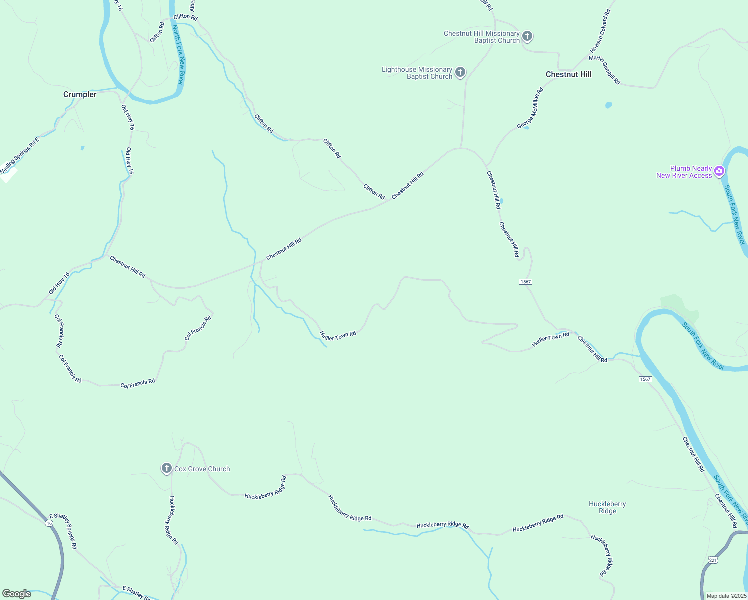 map of restaurants, bars, coffee shops, grocery stores, and more near 1079 Hudler Town Road in Crumpler