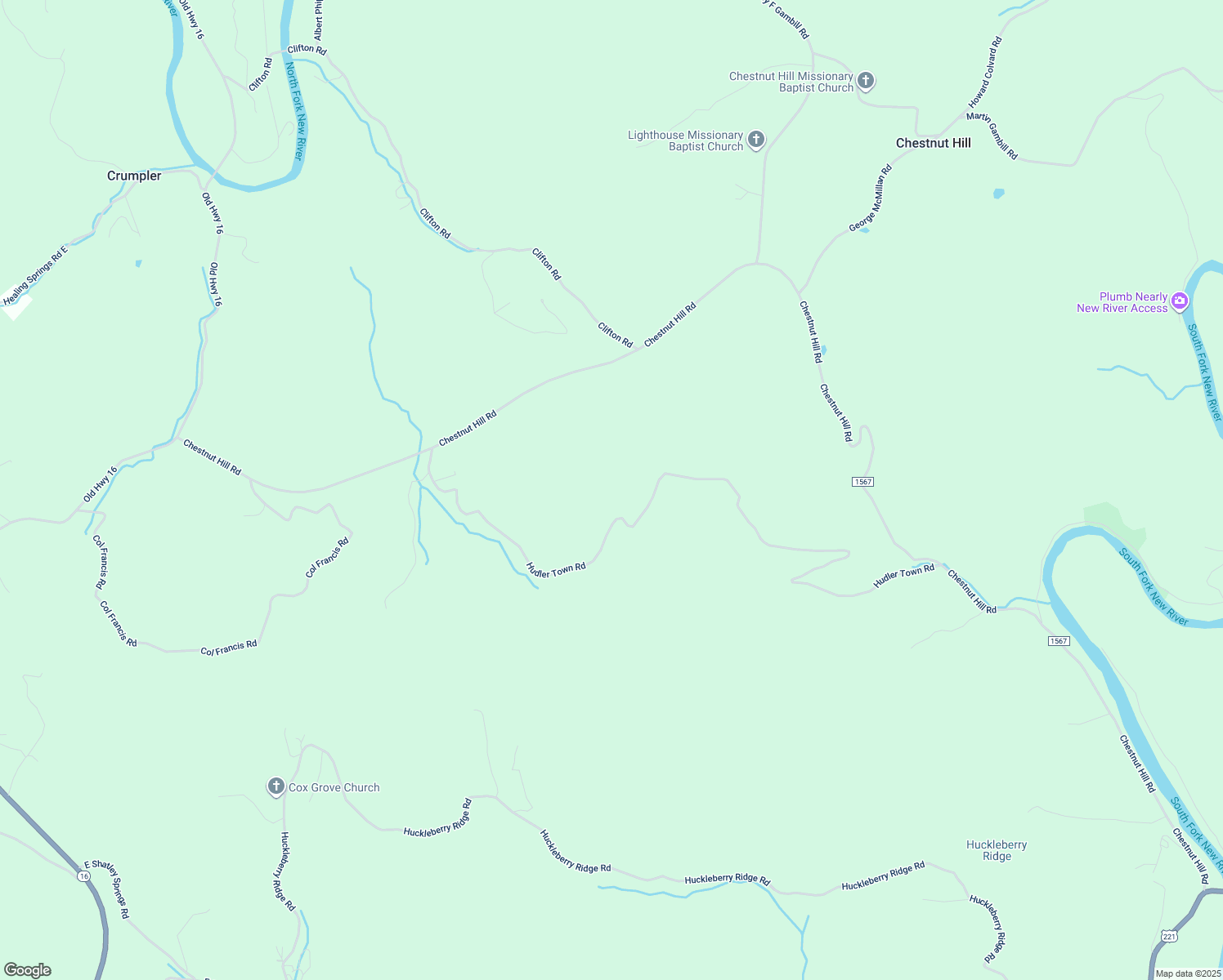 map of restaurants, bars, coffee shops, grocery stores, and more near 1079 Hudler Town Road in Crumpler
