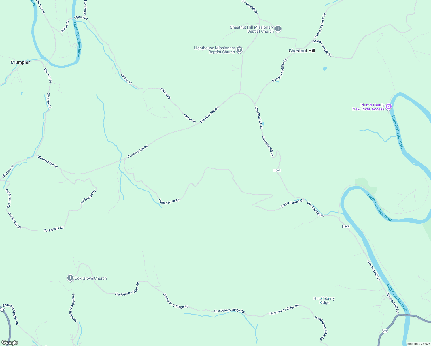 map of restaurants, bars, coffee shops, grocery stores, and more near 1410 Hudler Town Road in Crumpler