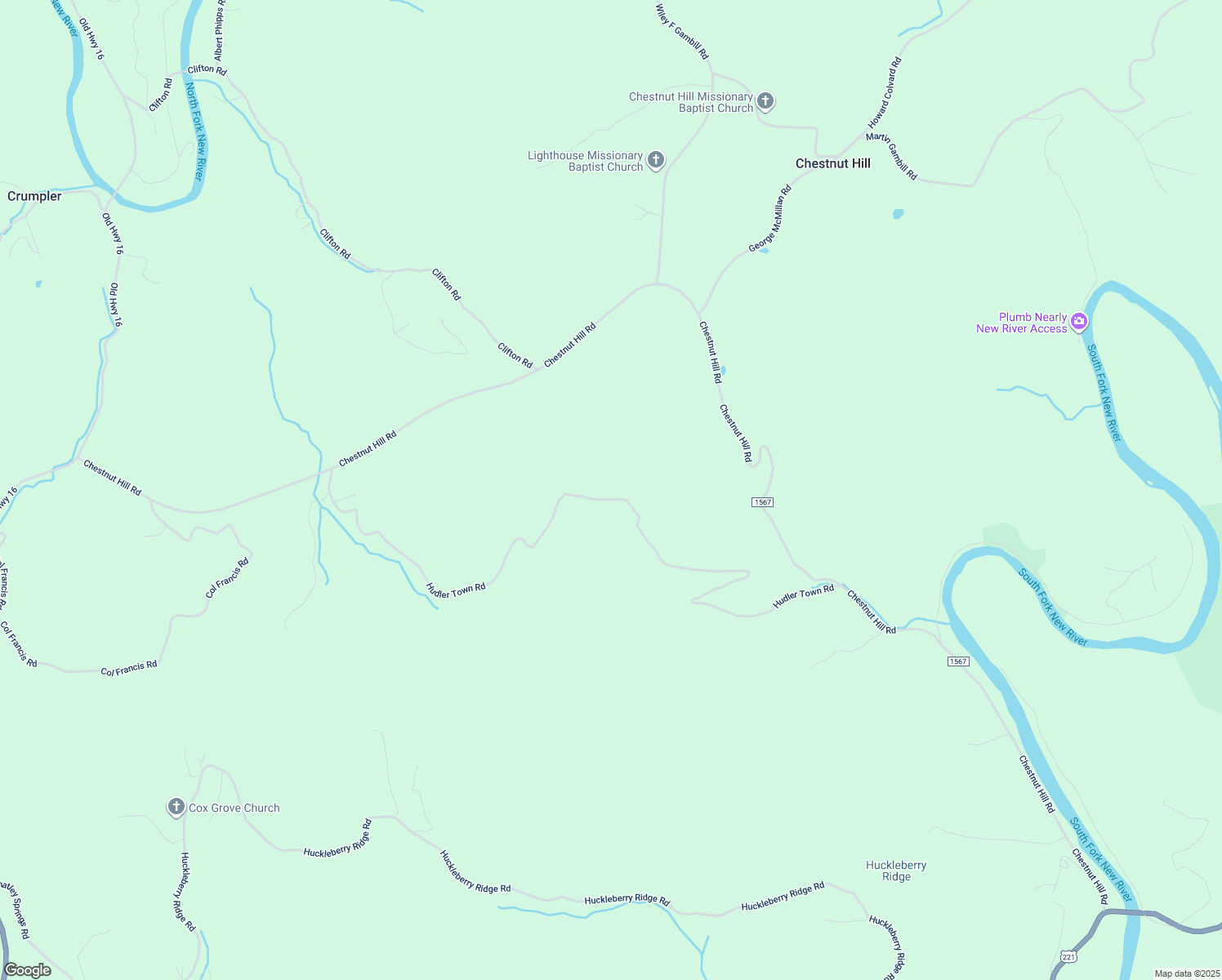 map of restaurants, bars, coffee shops, grocery stores, and more near 1501 Hudler Town Road in Crumpler