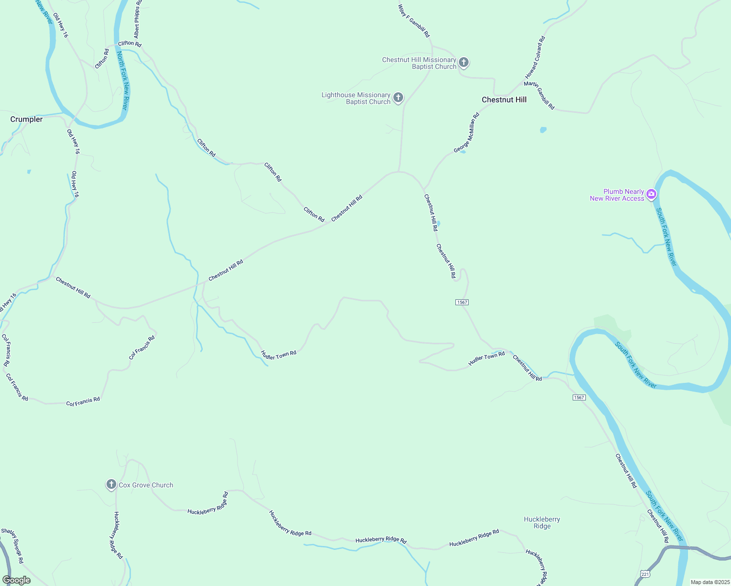 map of restaurants, bars, coffee shops, grocery stores, and more near 1477 Hudler Town Road in Crumpler