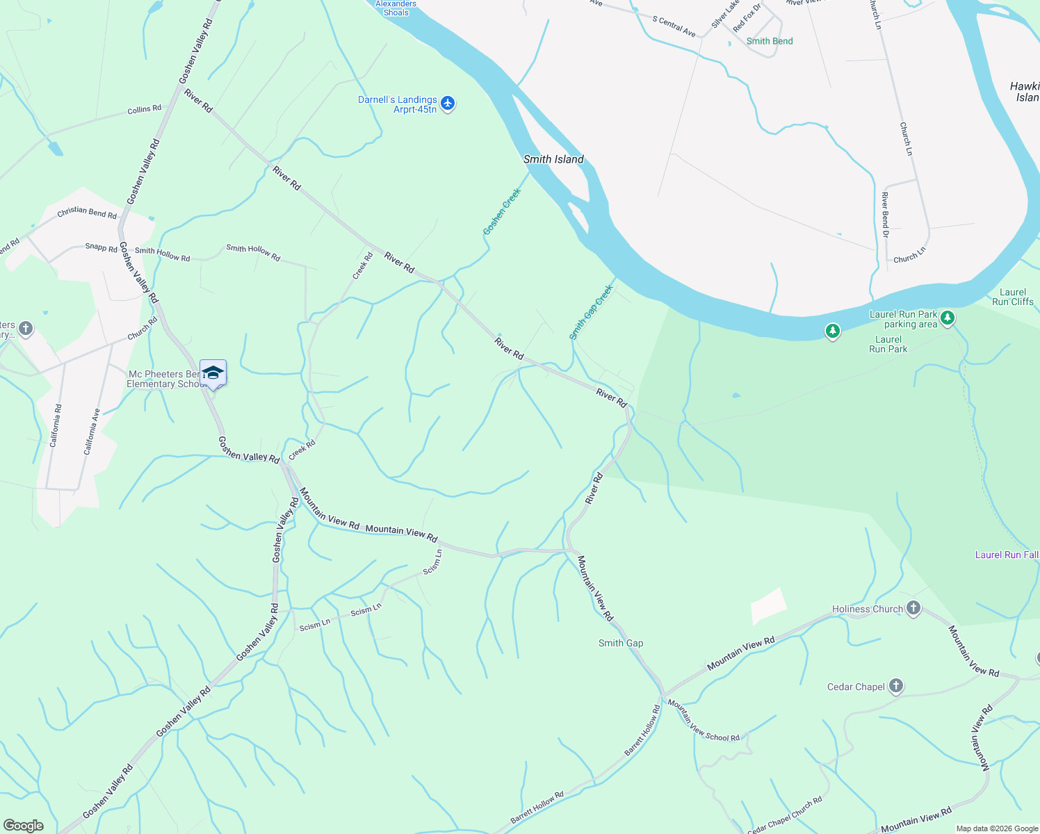 map of restaurants, bars, coffee shops, grocery stores, and more near 704 River Road in Church Hill