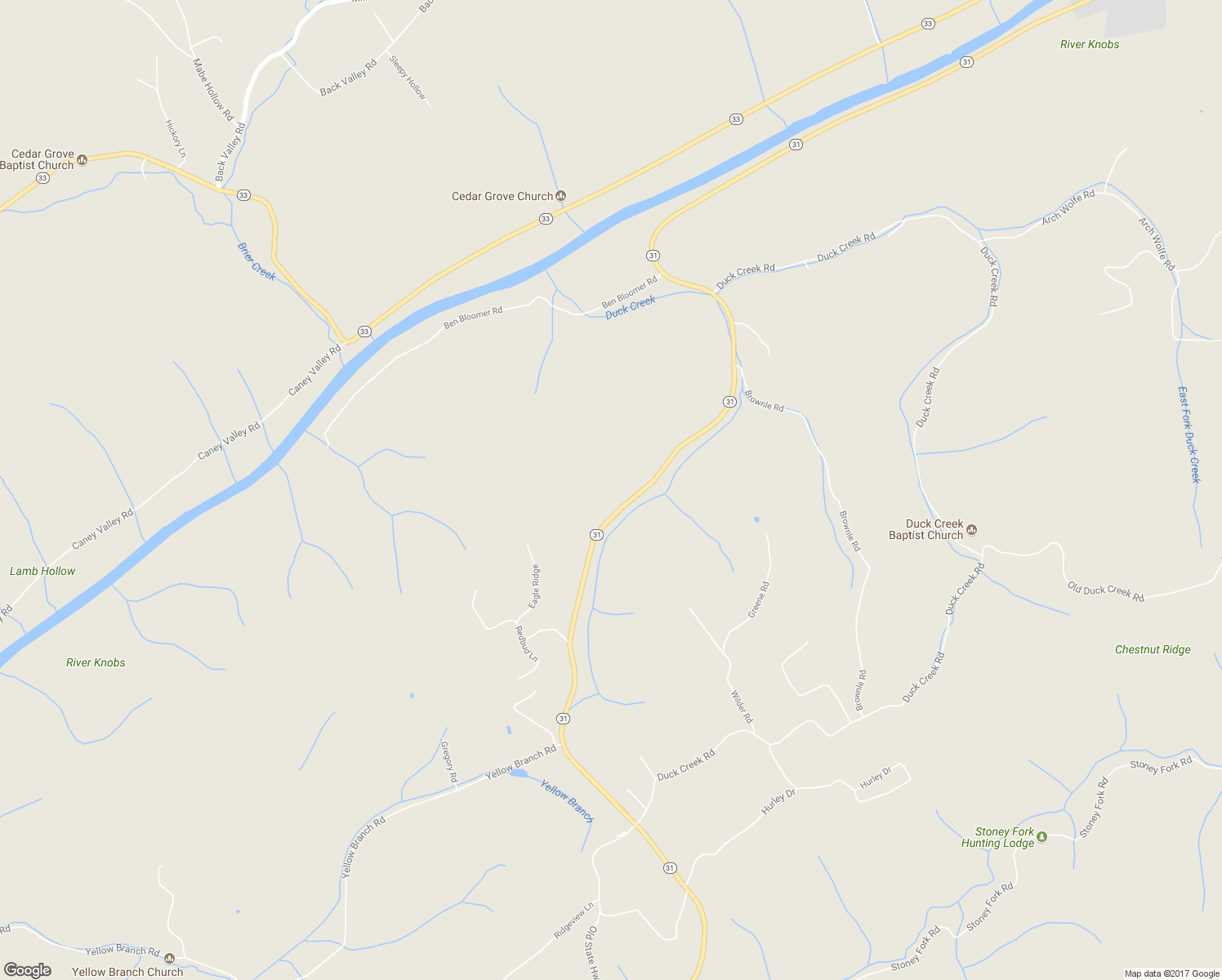 map of restaurants, bars, coffee shops, grocery stores, and more near 2793 Highway 31 in Sneedville