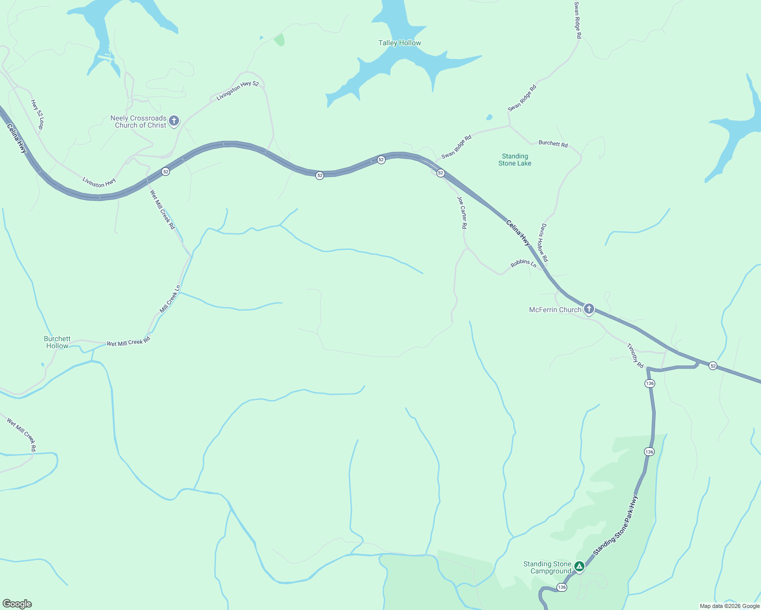 map of restaurants, bars, coffee shops, grocery stores, and more near 280 Robbins Lane in Hilham