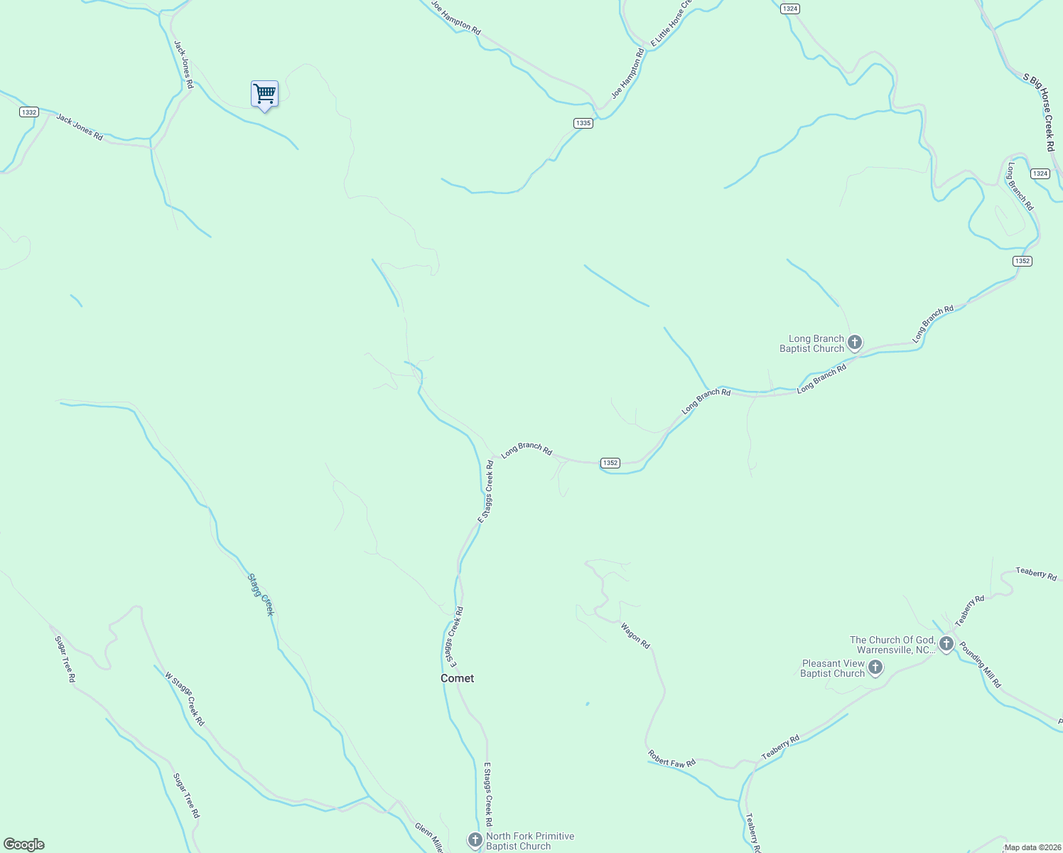 map of restaurants, bars, coffee shops, grocery stores, and more near 2448 Long Branch Road in Lansing