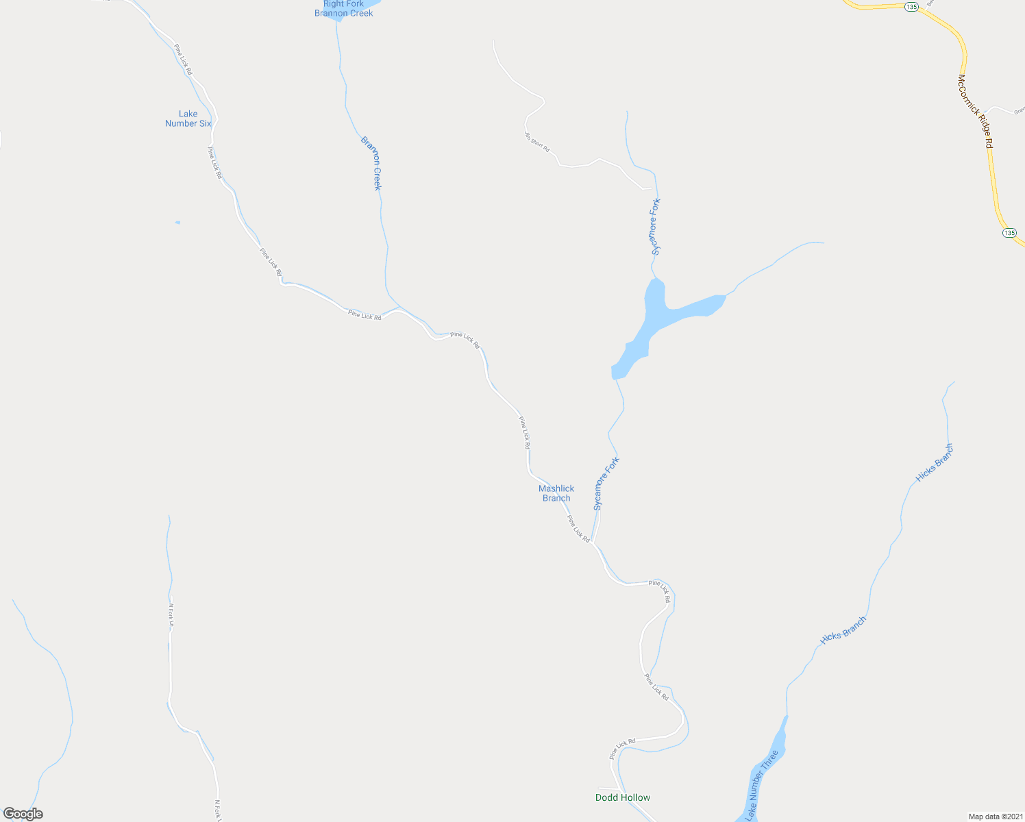 map of restaurants, bars, coffee shops, grocery stores, and more near 1427 Pine Lick Road in Whitleyville