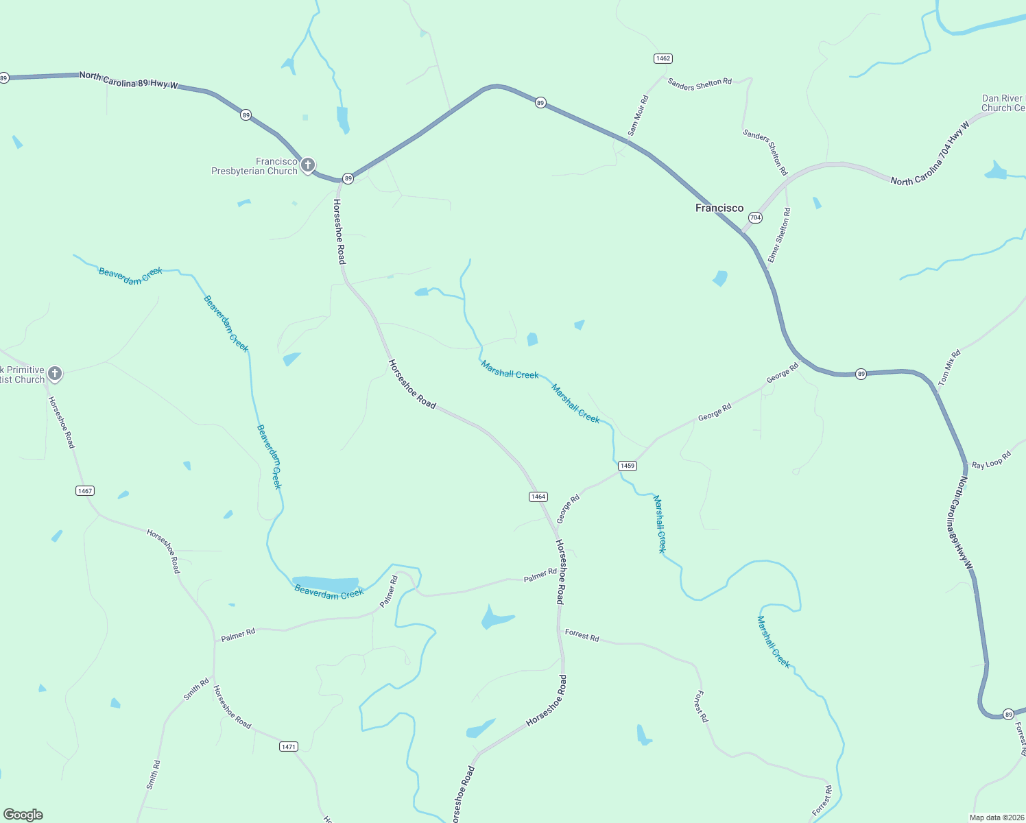 map of restaurants, bars, coffee shops, grocery stores, and more near 1569 Horseshoe Road in Westfield