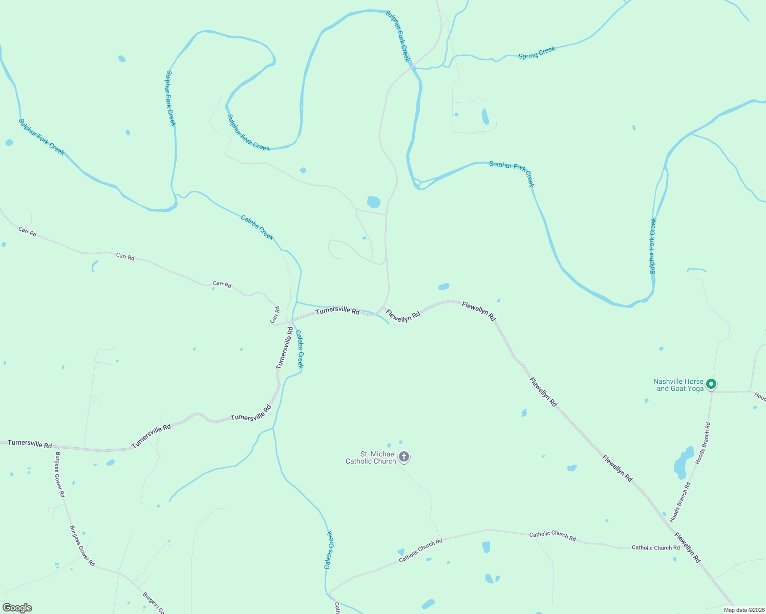 map of restaurants, bars, coffee shops, grocery stores, and more near 2827 Turnersville Road in Cedar Hill