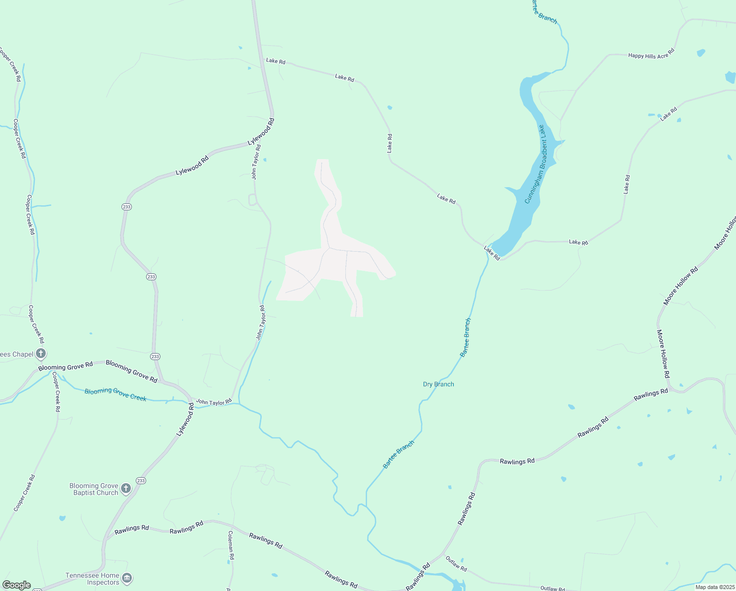map of restaurants, bars, coffee shops, grocery stores, and more near 3502 Eastridge Road in Woodlawn