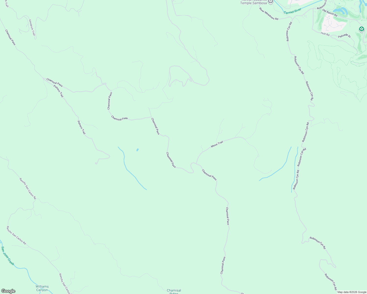 map of restaurants, bars, coffee shops, grocery stores, and more near 70 Chamisal Pass in Carmel-by-the-Sea