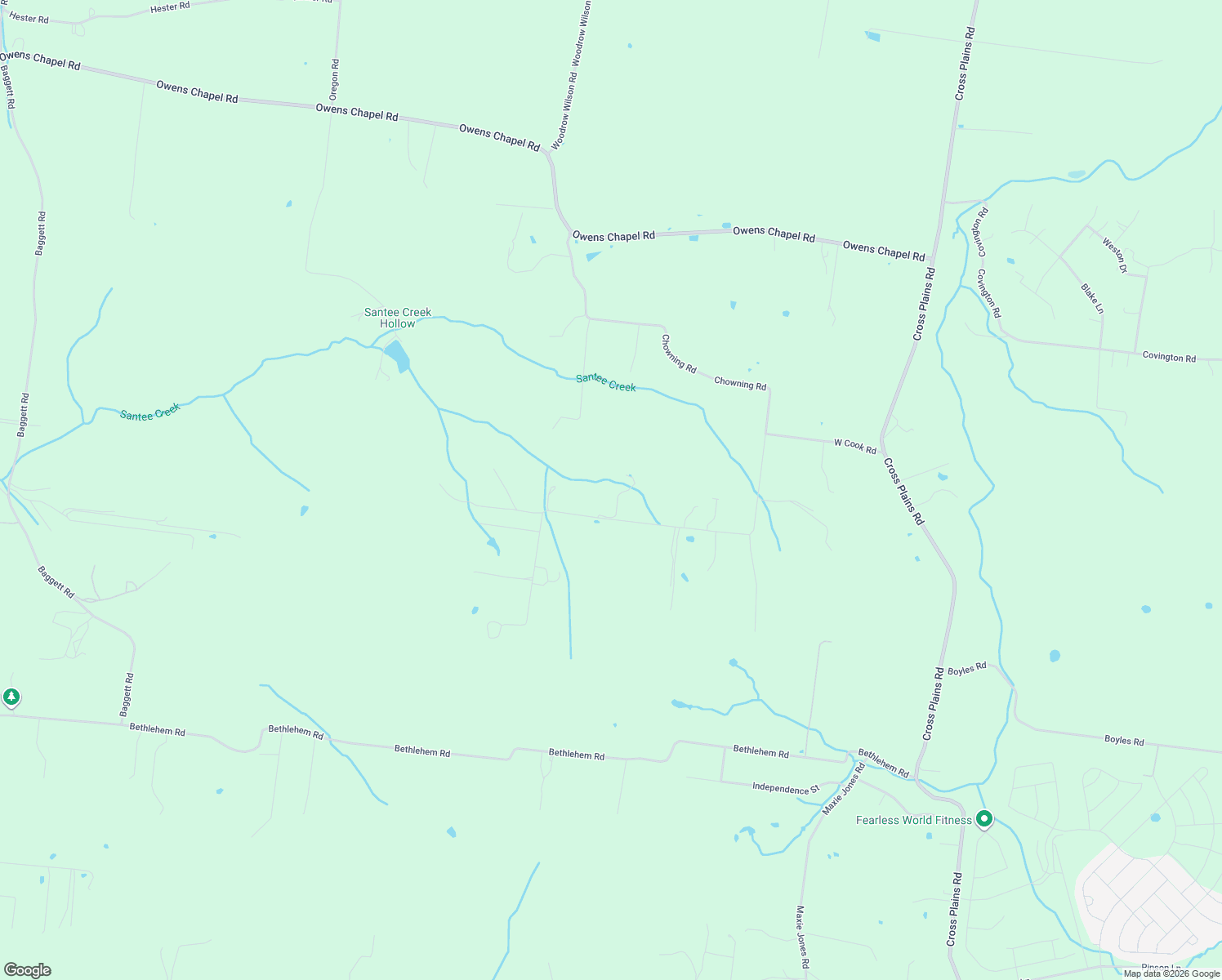 map of restaurants, bars, coffee shops, grocery stores, and more near 7503 Chowning Road in Springfield