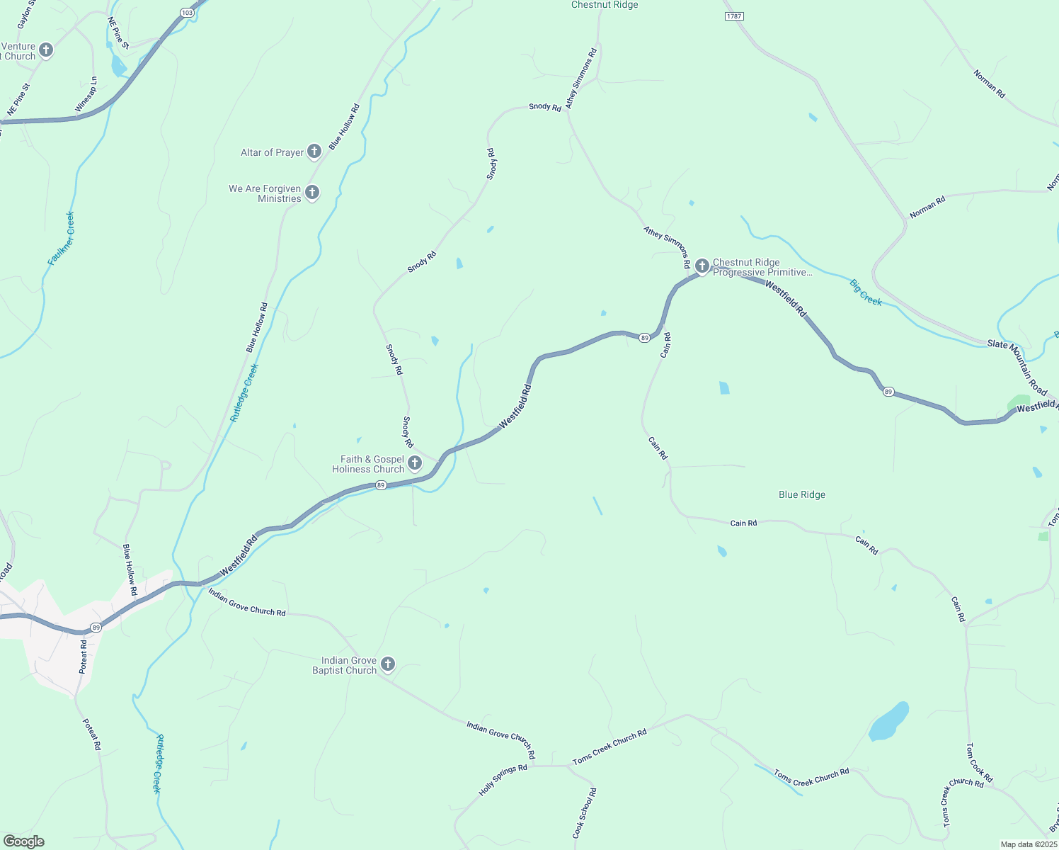 map of restaurants, bars, coffee shops, grocery stores, and more near 3930-3932 Westfield Road in Mount Airy