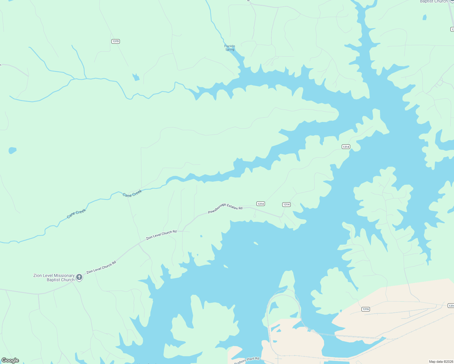 map of restaurants, bars, coffee shops, grocery stores, and more near 471 Pinesborough Estates Road in Semora