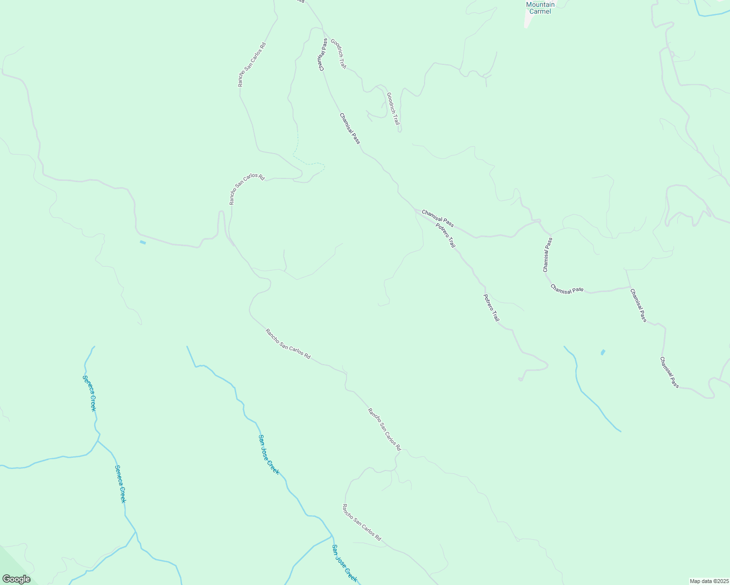 map of restaurants, bars, coffee shops, grocery stores, and more near 15 Potrero Trail in Carmel
