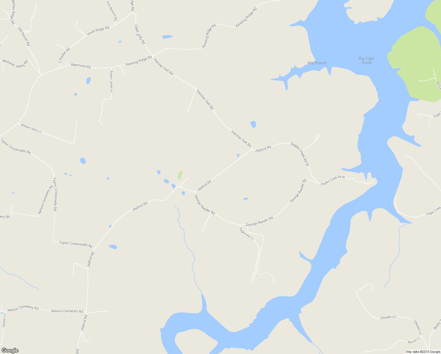 map of restaurants, bars, coffee shops, grocery stores, and more near 1750 Jaybird Road in Monroe