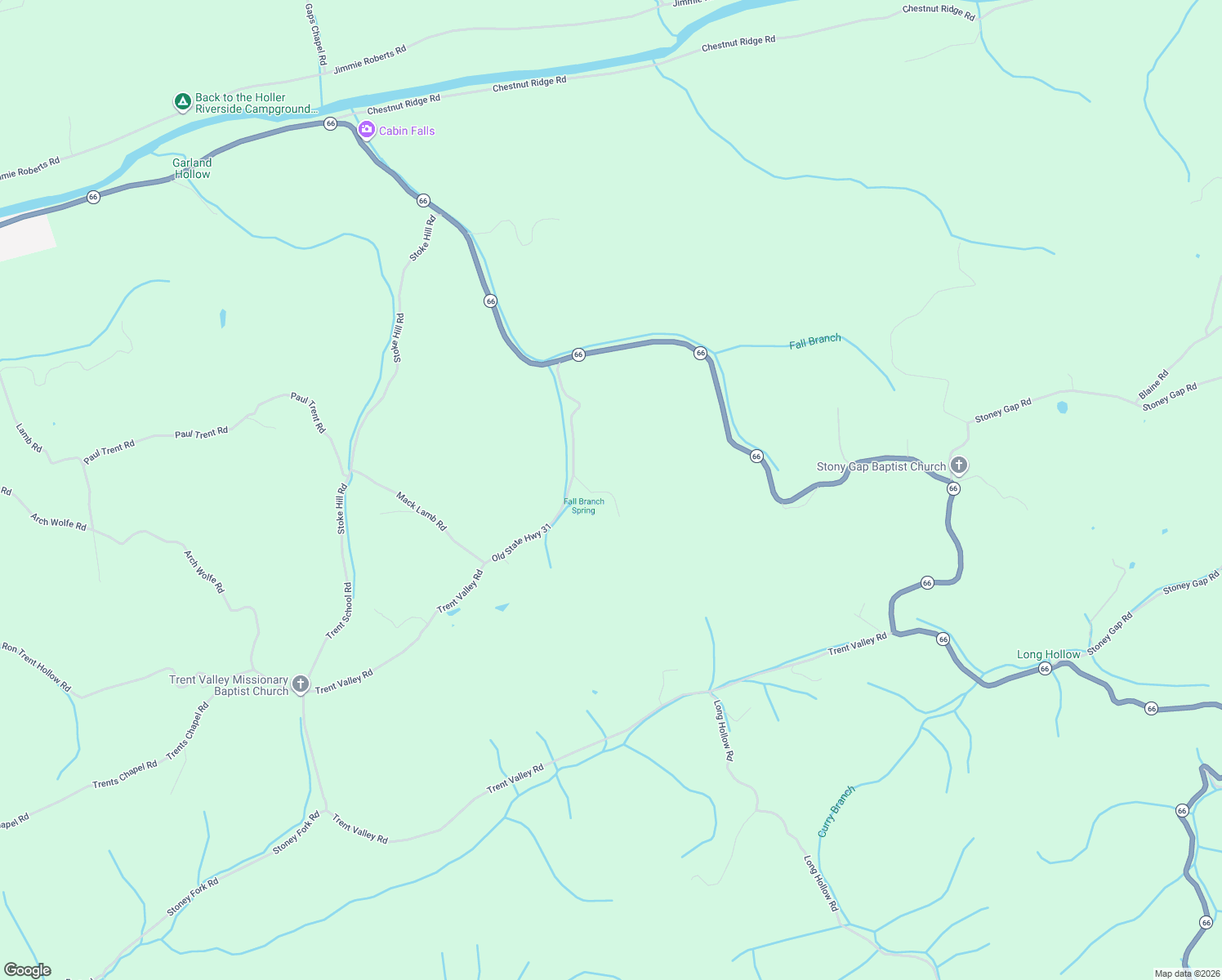 map of restaurants, bars, coffee shops, grocery stores, and more near 227 Elihu Road in Sneedville