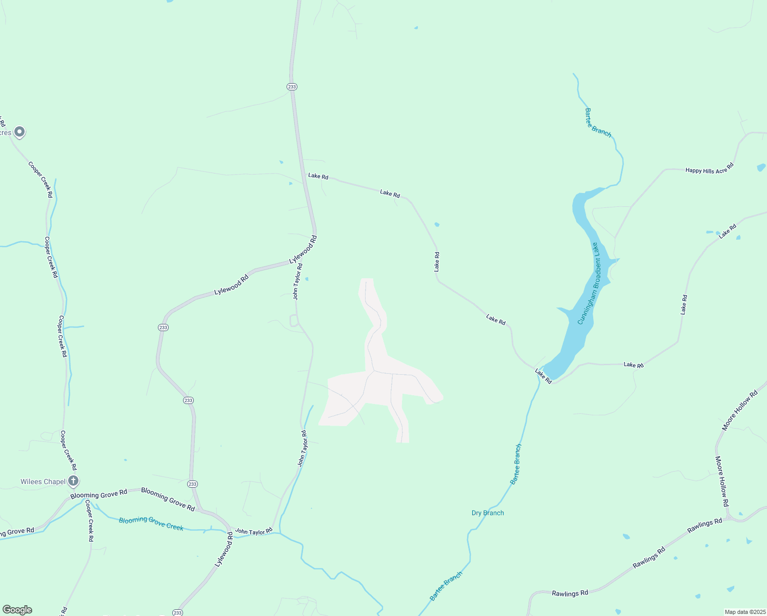 map of restaurants, bars, coffee shops, grocery stores, and more near 3244 Backridge Road in Woodlawn