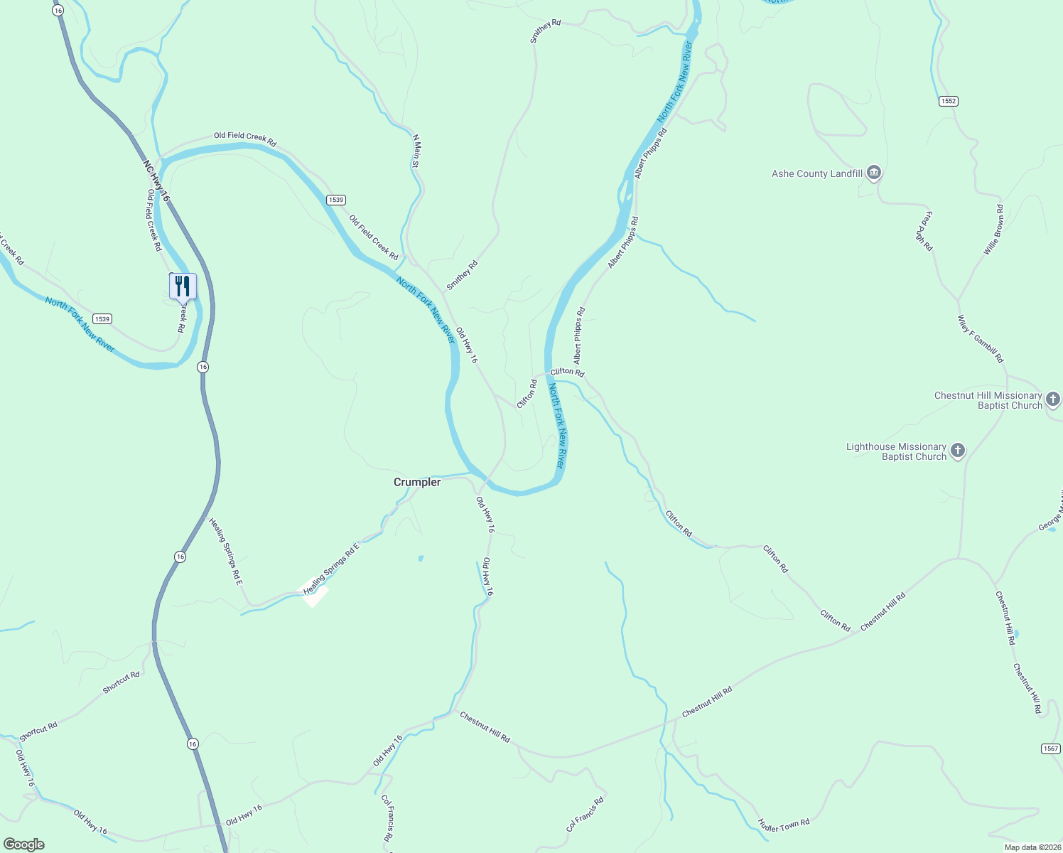 map of restaurants, bars, coffee shops, grocery stores, and more near 420 Beau Rivage Drive in Crumpler