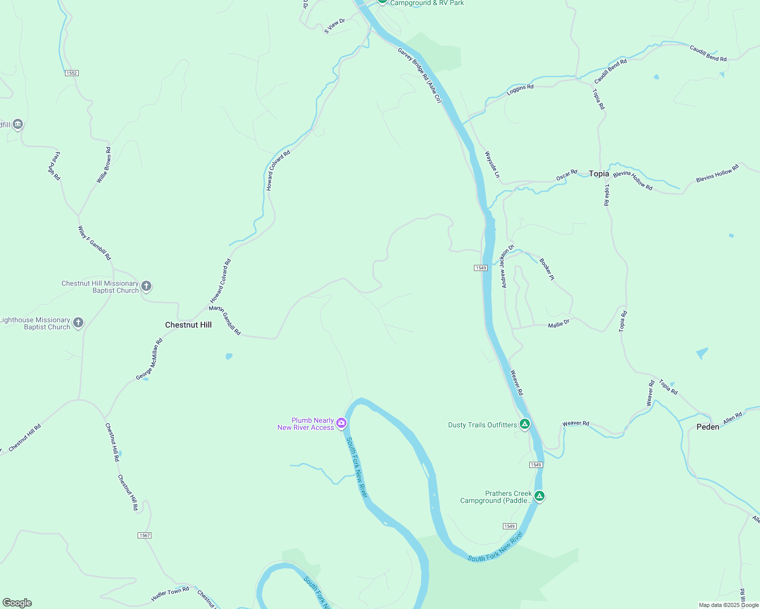 map of restaurants, bars, coffee shops, grocery stores, and more near 225 Eagle Landing Drive in Crumpler