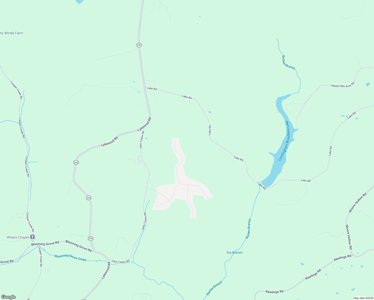 map of restaurants, bars, coffee shops, grocery stores, and more near 3252 Backridge Road in Woodlawn