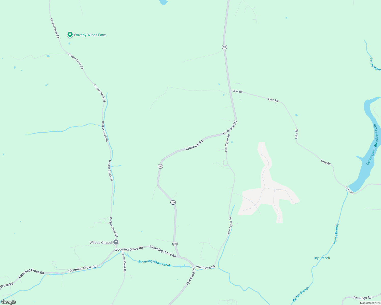 map of restaurants, bars, coffee shops, grocery stores, and more near 3345 Lylewood Road in Woodlawn