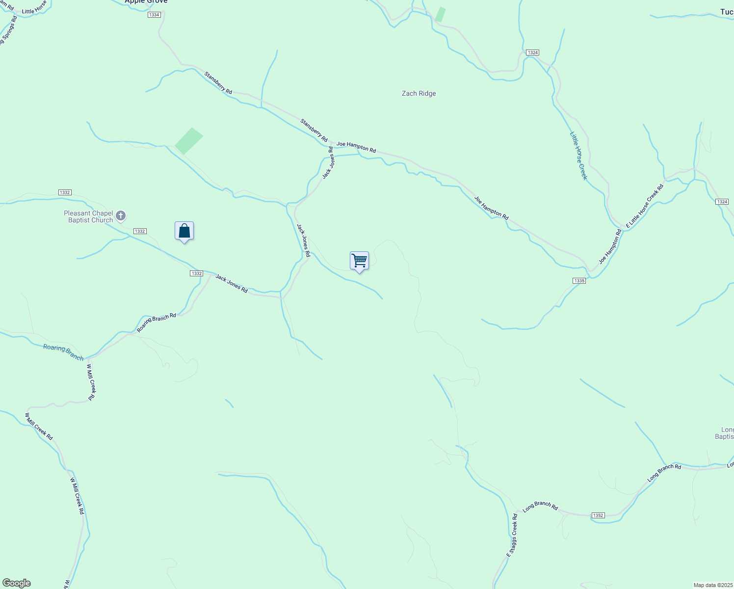 map of restaurants, bars, coffee shops, grocery stores, and more near 408 Swansie Shepherd Road in Lansing