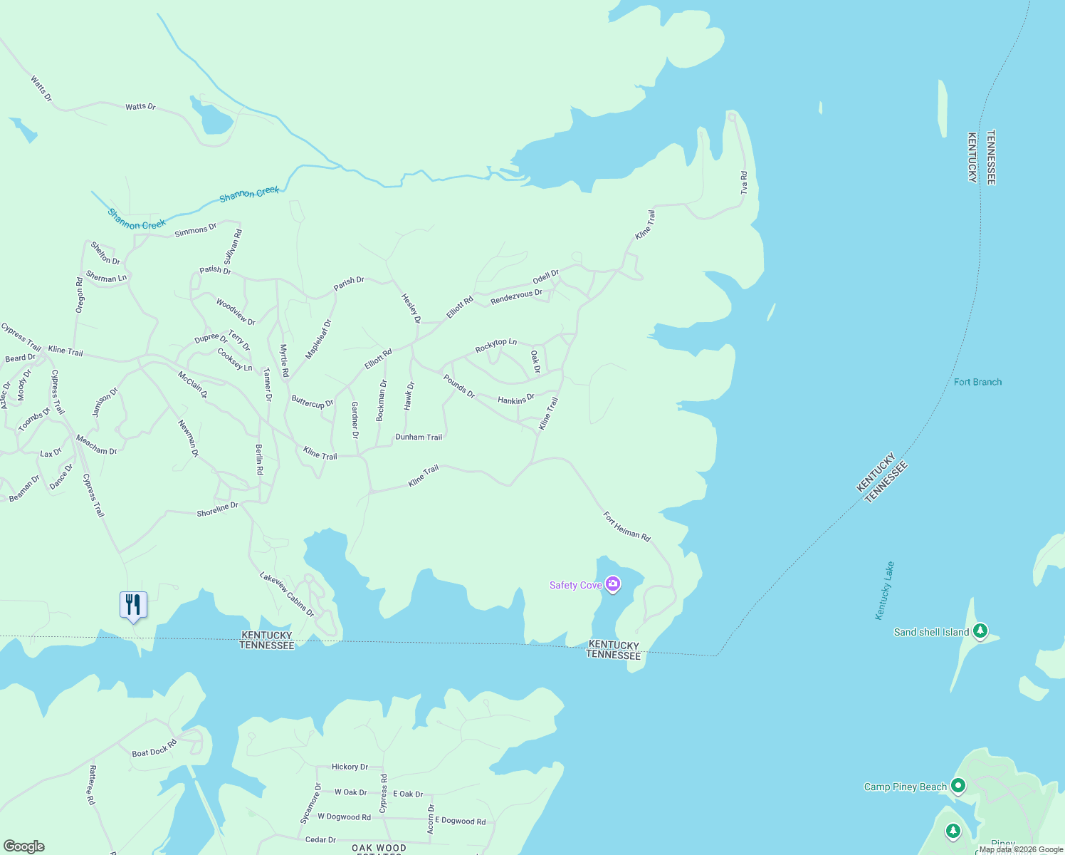map of restaurants, bars, coffee shops, grocery stores, and more near Pounds Drive in New Concord