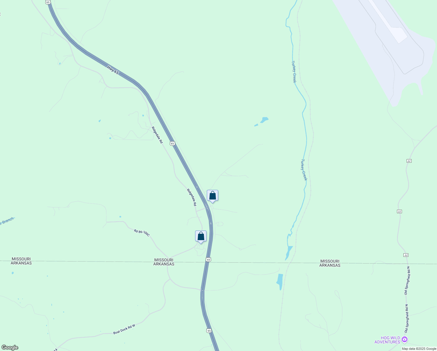 map of restaurants, bars, coffee shops, grocery stores, and more near 439 Kingfish Drive in Taney County