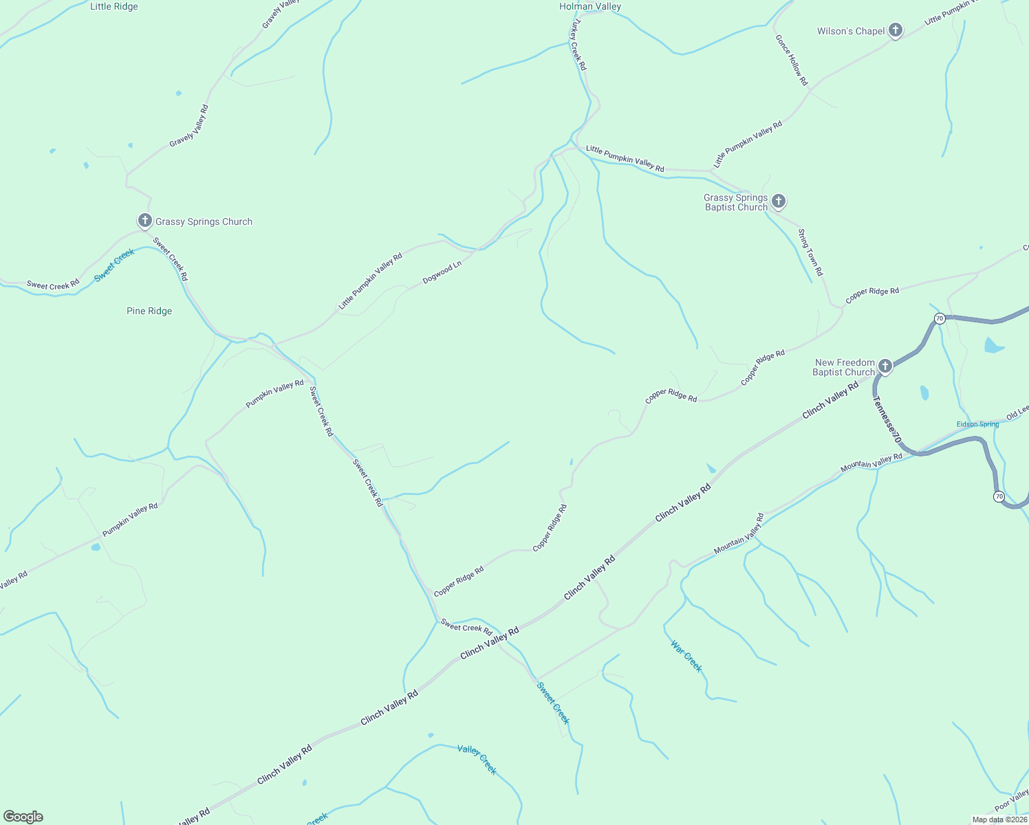 map of restaurants, bars, coffee shops, grocery stores, and more near 348 Clinch Valley Road in Eidson