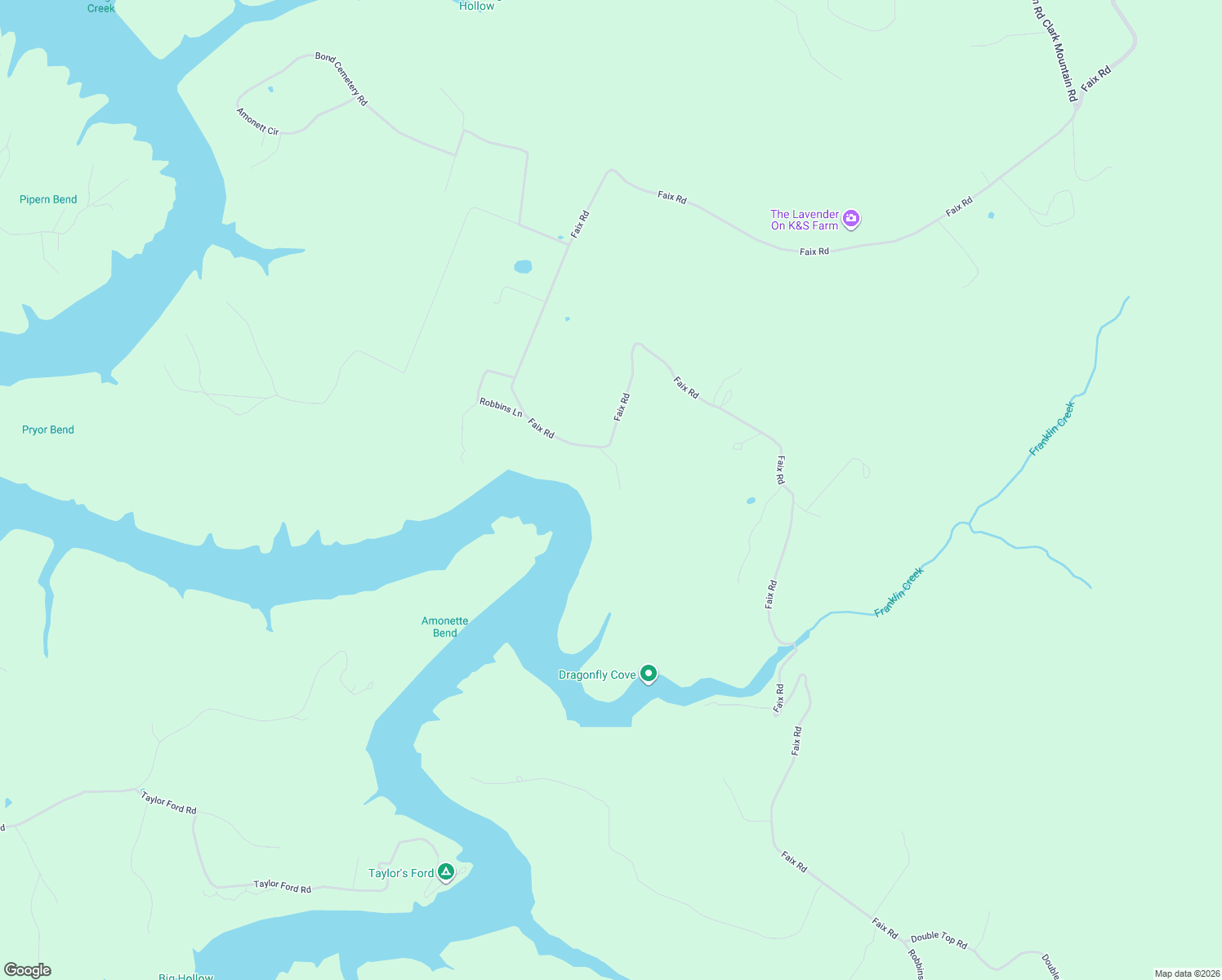 map of restaurants, bars, coffee shops, grocery stores, and more near 140 Rindler Ridge in Byrdstown