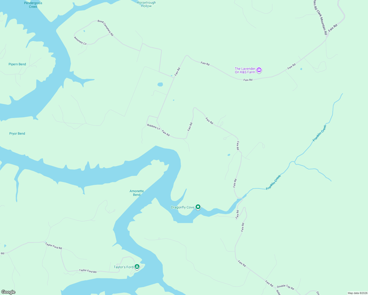 map of restaurants, bars, coffee shops, grocery stores, and more near 140 Rindler Ridge in Byrdstown