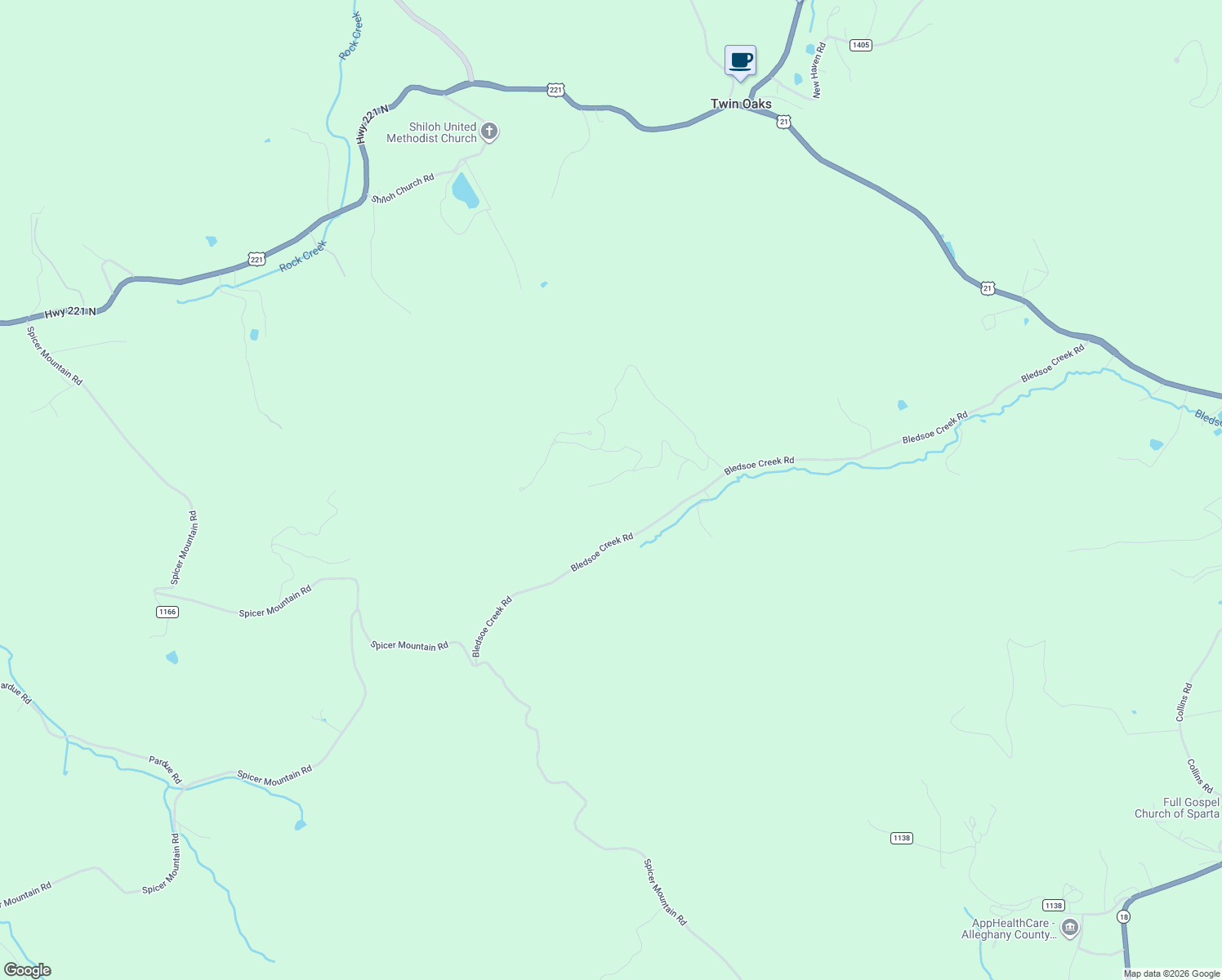 map of restaurants, bars, coffee shops, grocery stores, and more near 39 Oak View Park in Sparta