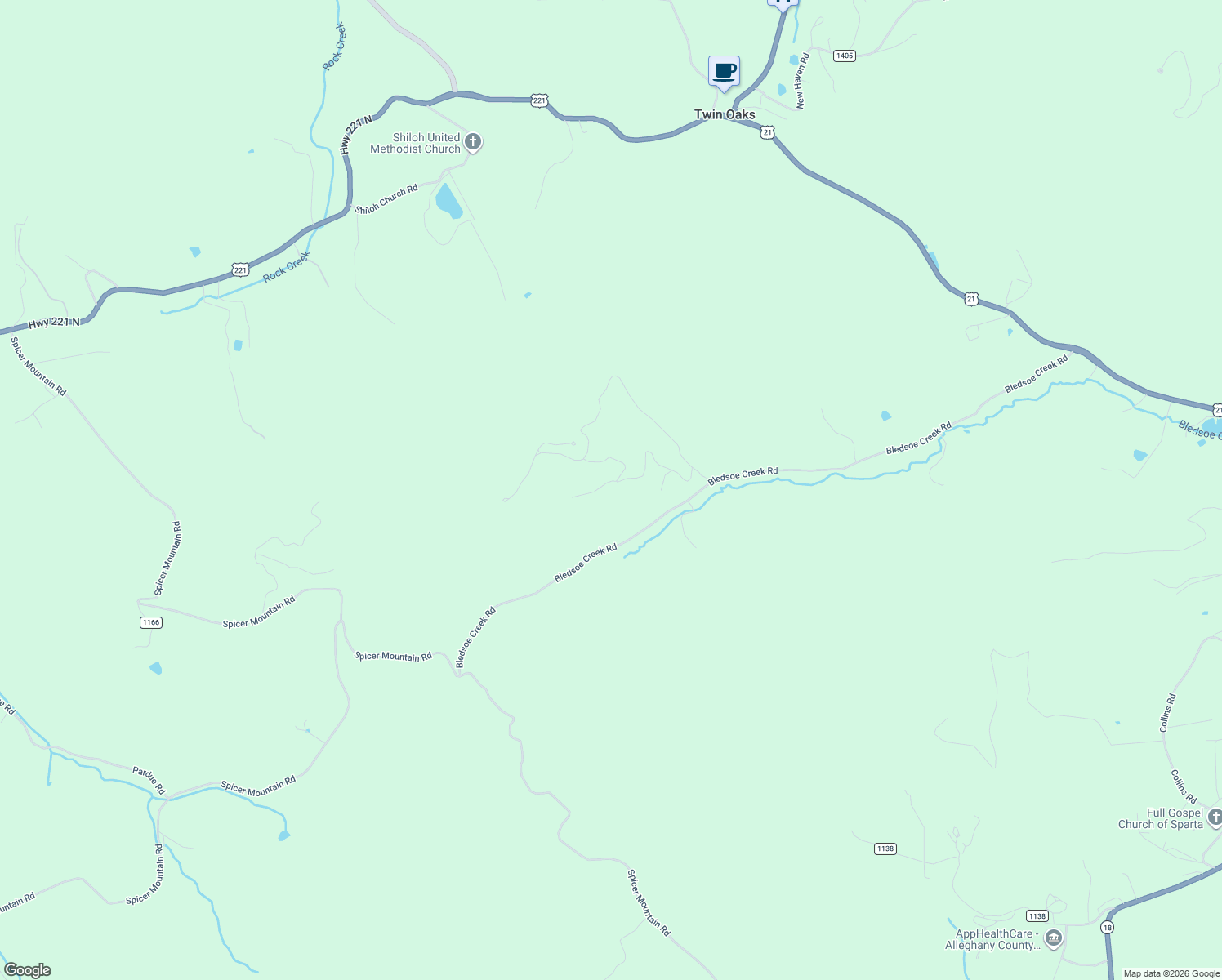 map of restaurants, bars, coffee shops, grocery stores, and more near 39 Oak View Park in Sparta