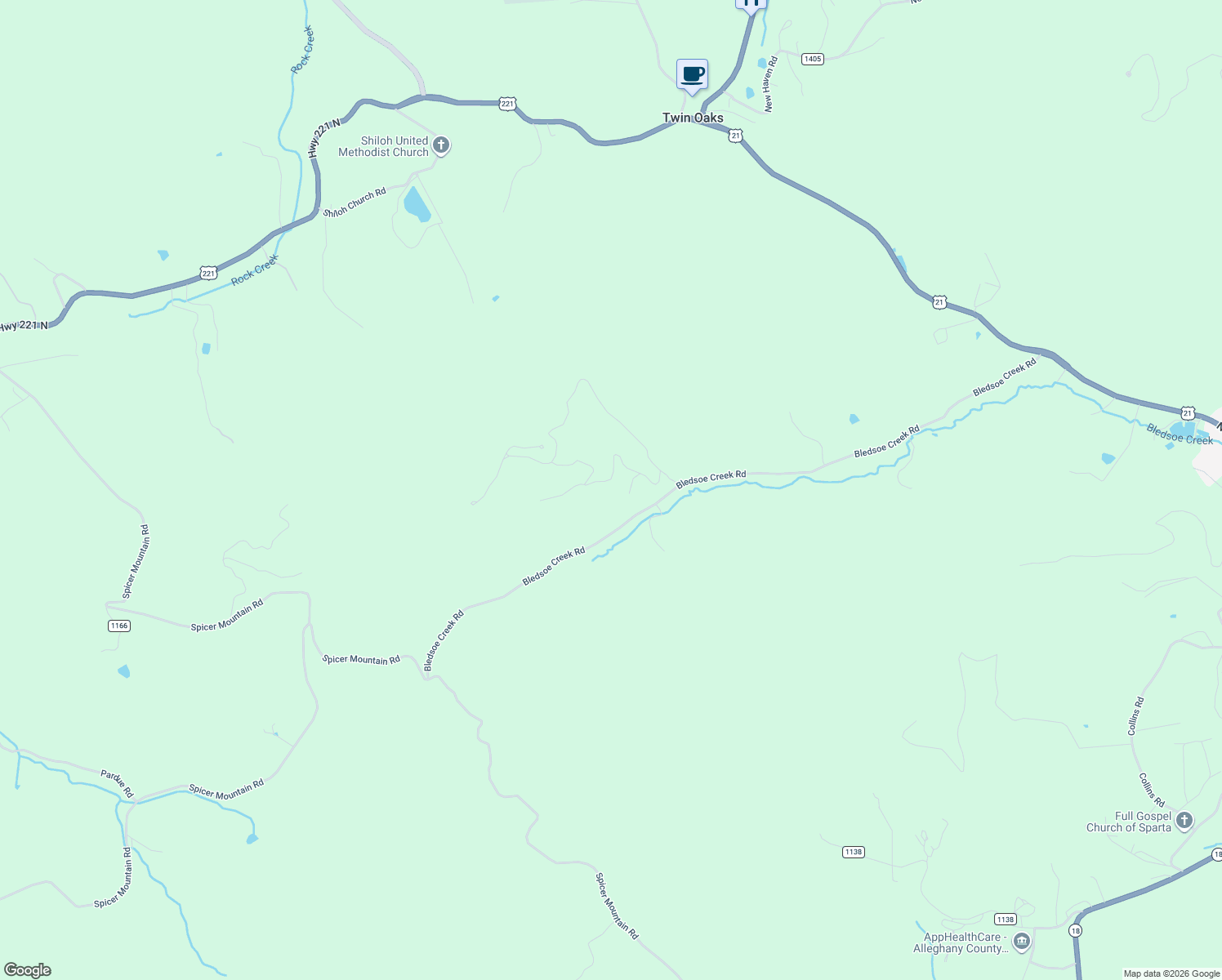 map of restaurants, bars, coffee shops, grocery stores, and more near 39 Oak View Park in Sparta