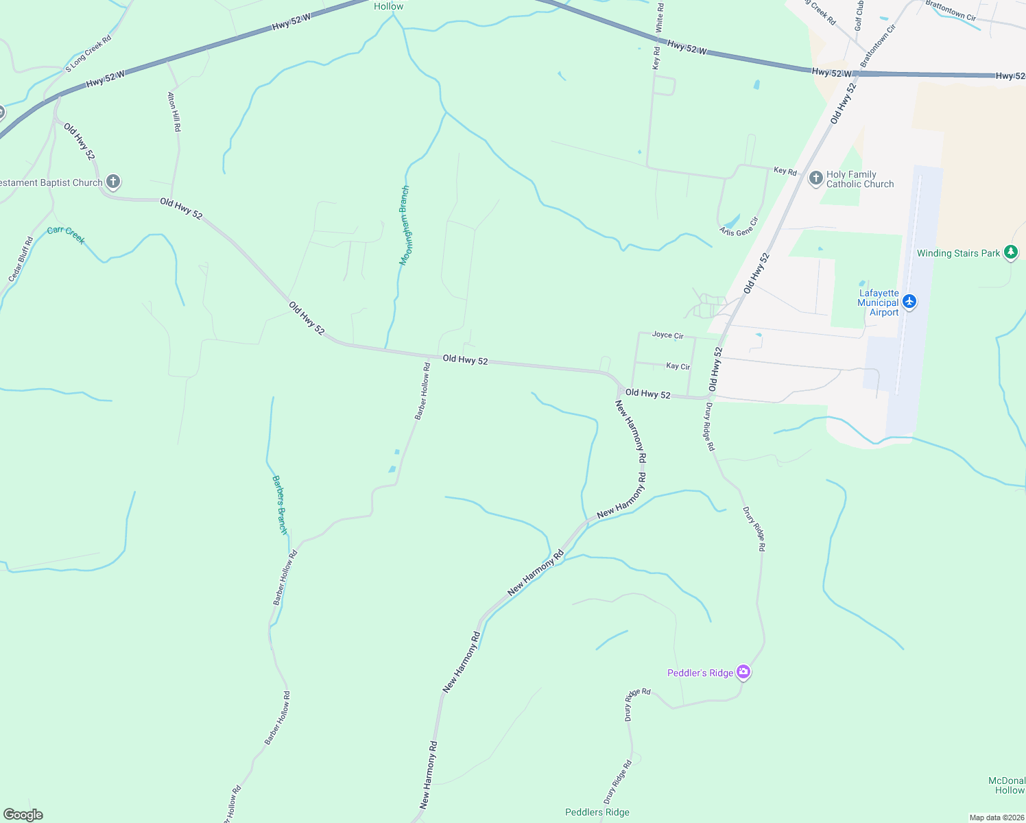 map of restaurants, bars, coffee shops, grocery stores, and more near in Lafayette