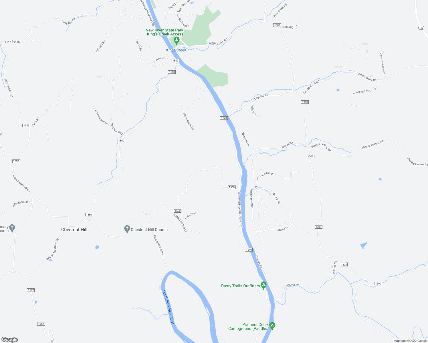 map of restaurants, bars, coffee shops, grocery stores, and more near 1936 Martin Gambill Road in Crumpler