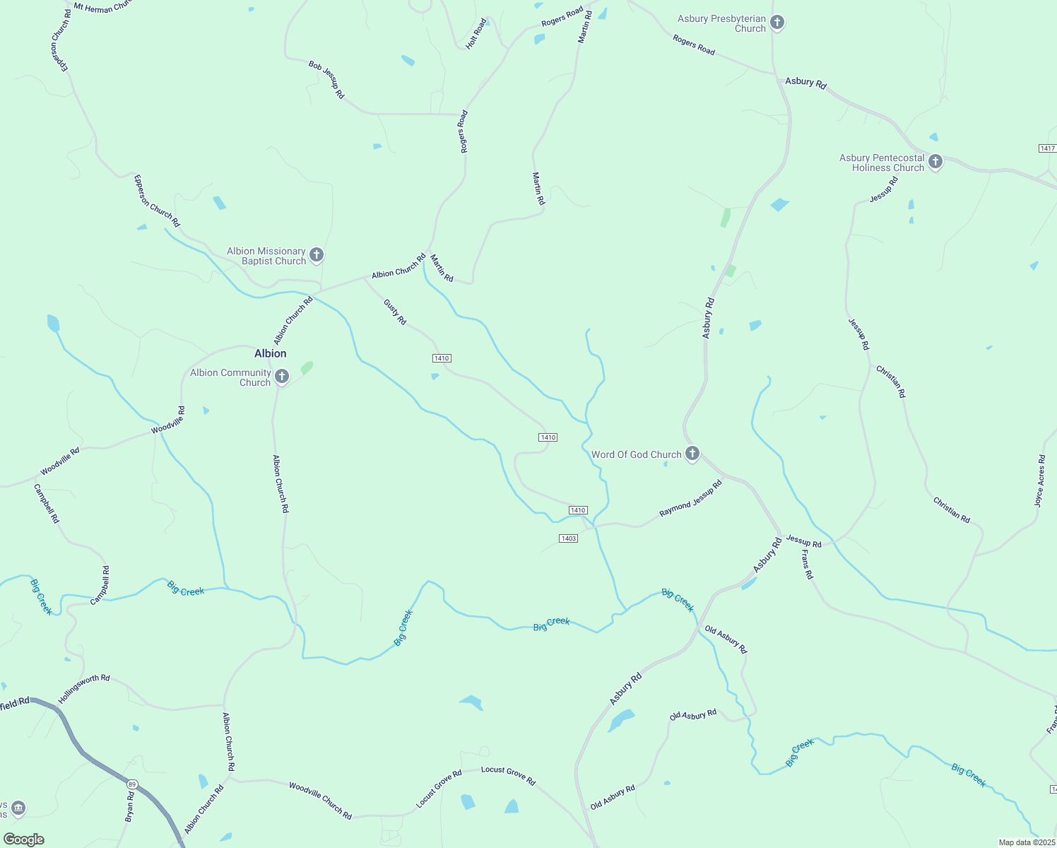 map of restaurants, bars, coffee shops, grocery stores, and more near 1329 Loraine Smith Road in Mount Airy