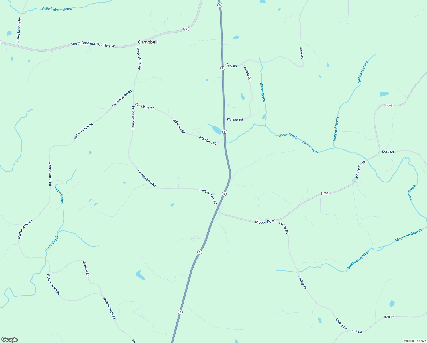 map of restaurants, bars, coffee shops, grocery stores, and more near 5551 North Carolina 8 in Lawsonville