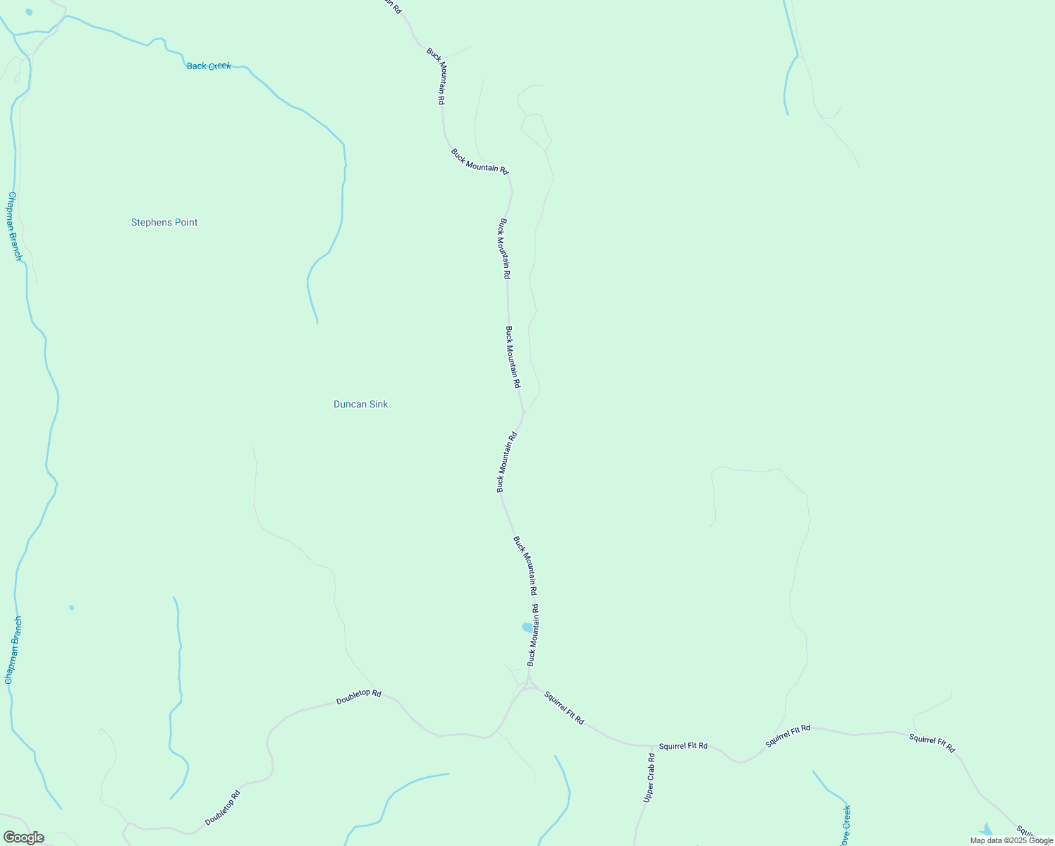 map of restaurants, bars, coffee shops, grocery stores, and more near 182 Angley Overlook Drive in Jamestown