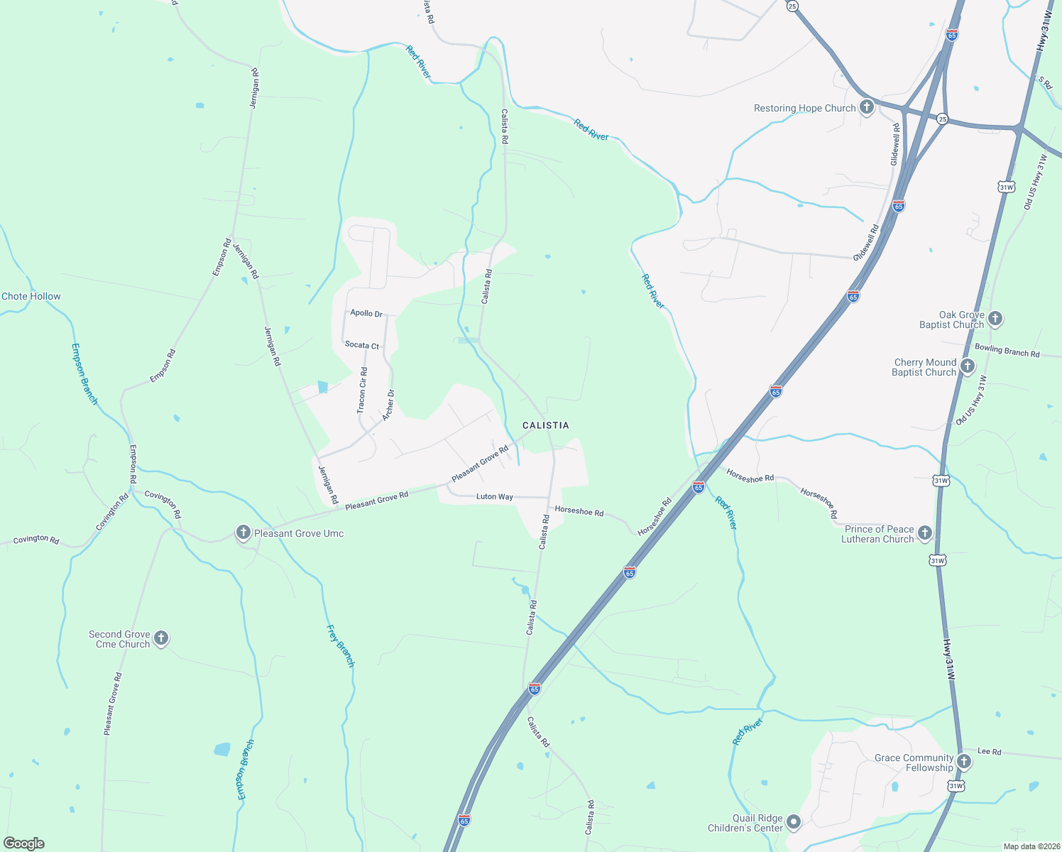 map of restaurants, bars, coffee shops, grocery stores, and more near 4140 Calista Road in Cross Plains