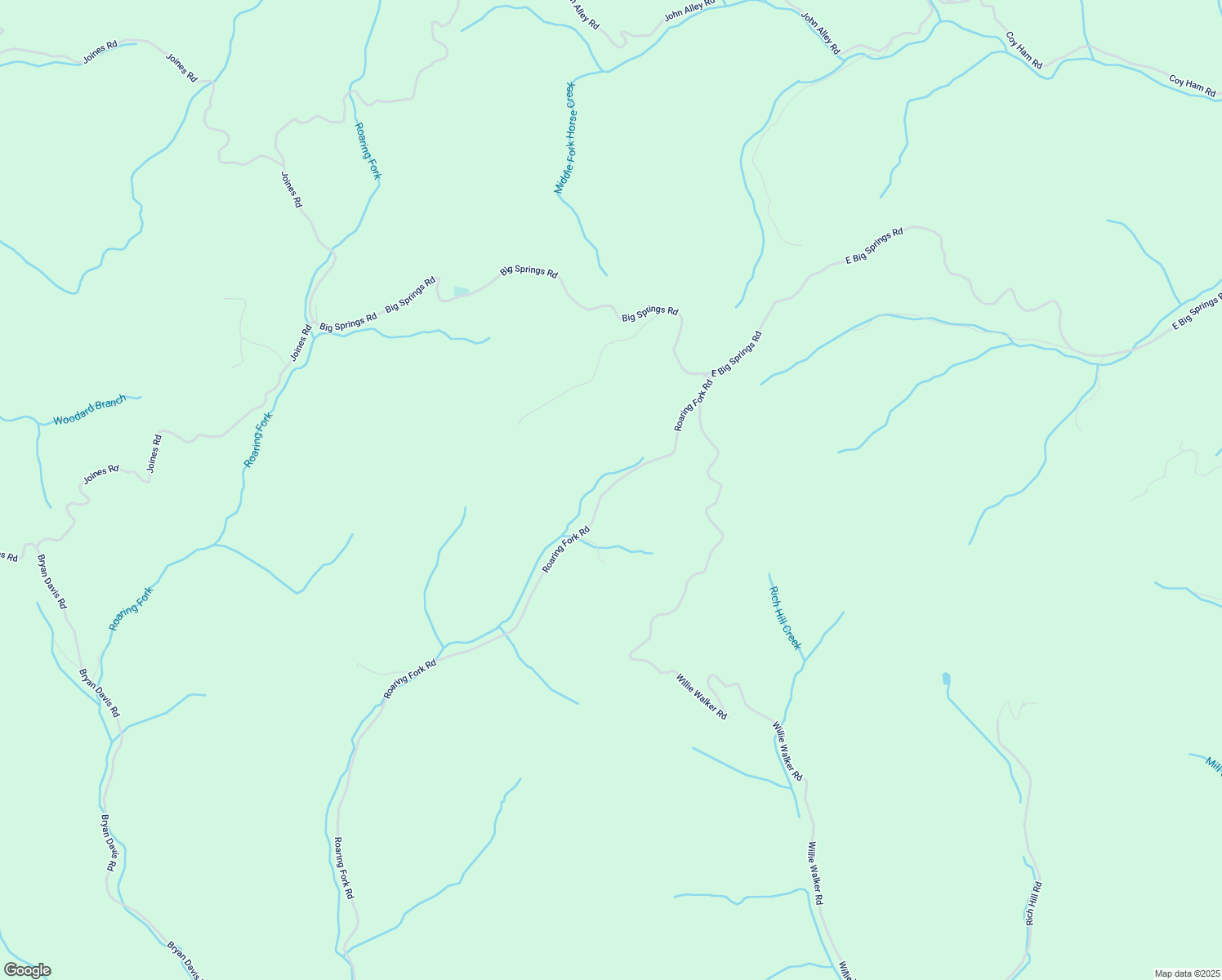 map of restaurants, bars, coffee shops, grocery stores, and more near 3042 Roaring Fork Road in Creston