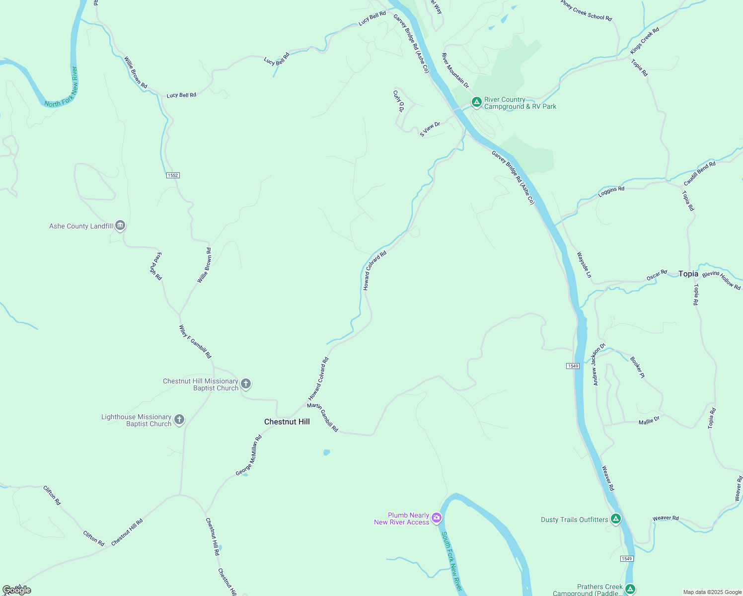 map of restaurants, bars, coffee shops, grocery stores, and more near 872 Howard Colvard Road in Crumpler