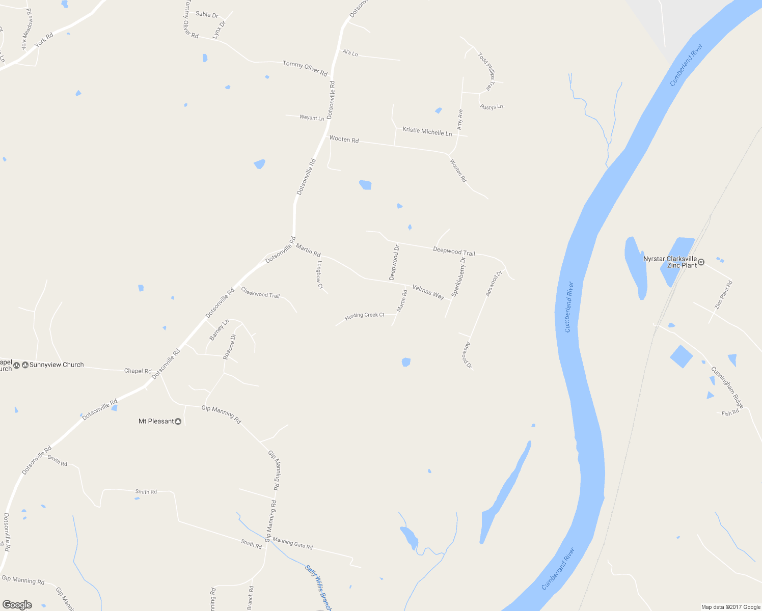 map of restaurants, bars, coffee shops, grocery stores, and more near 1107 Hunting Creek Court in Clarksville