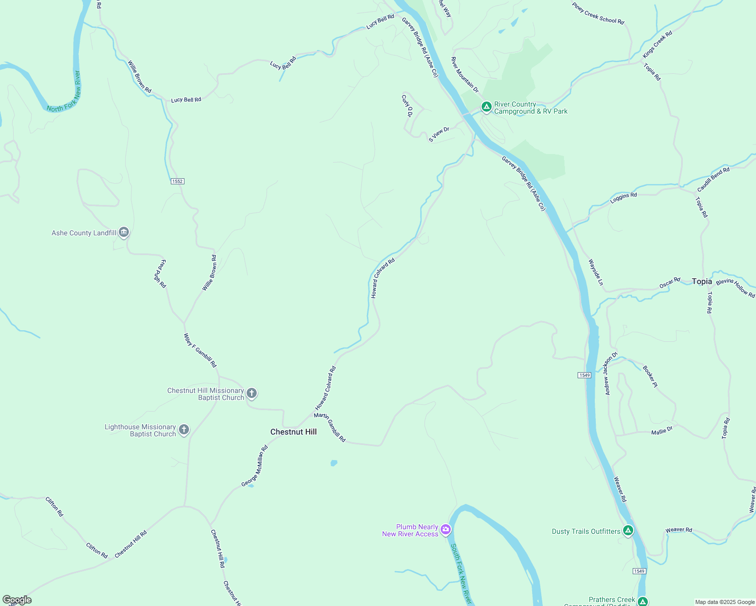 map of restaurants, bars, coffee shops, grocery stores, and more near 872 Howard Colvard Road in Crumpler