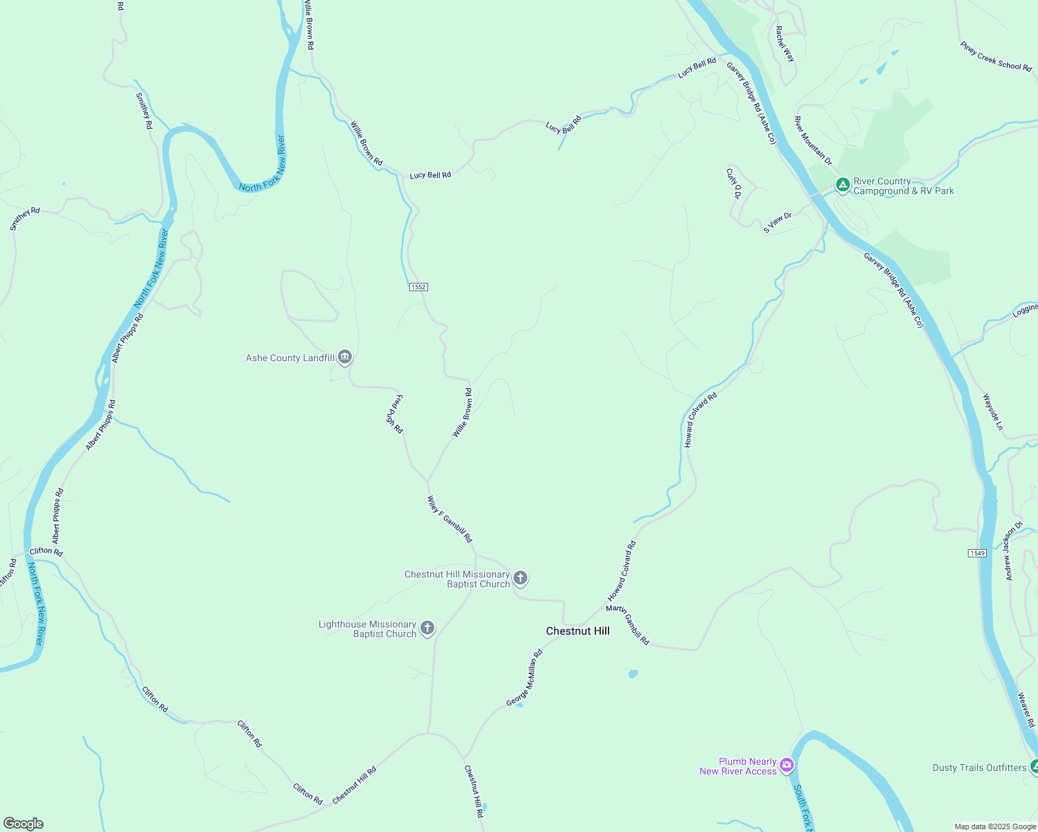 map of restaurants, bars, coffee shops, grocery stores, and more near 300 Willie Brown Road in Crumpler